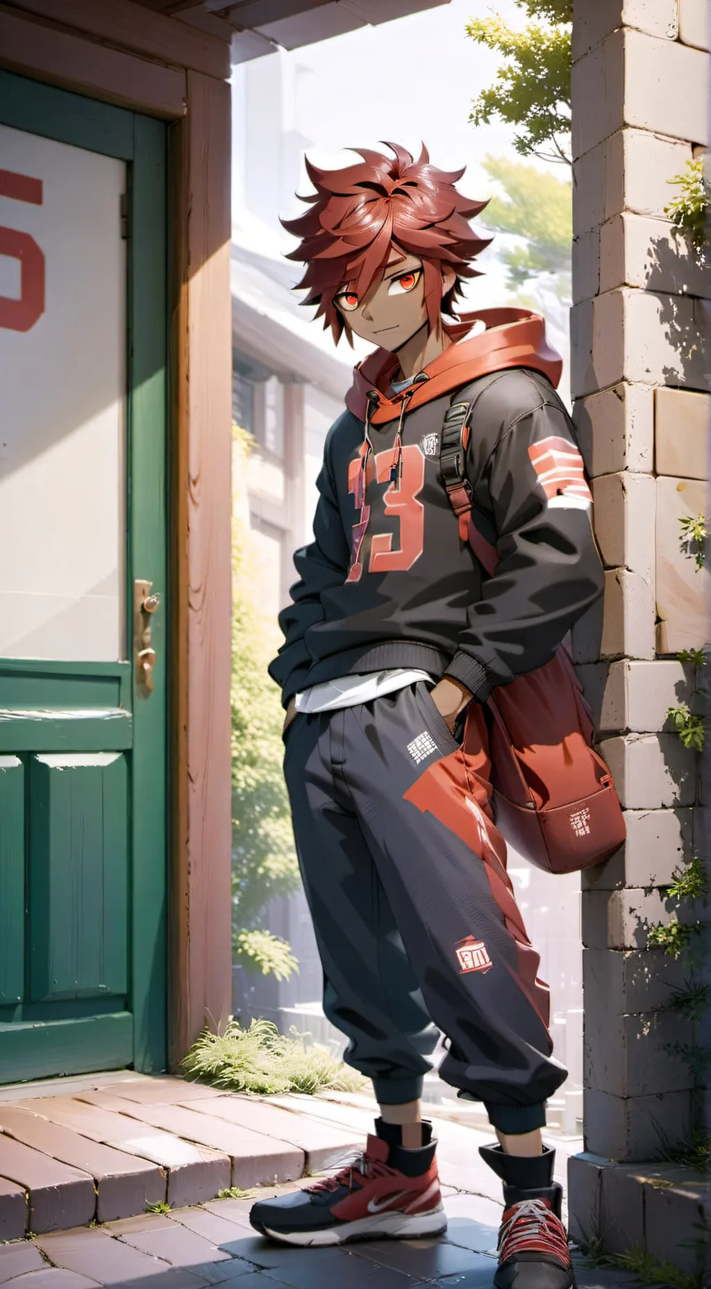 ai character: streamer background