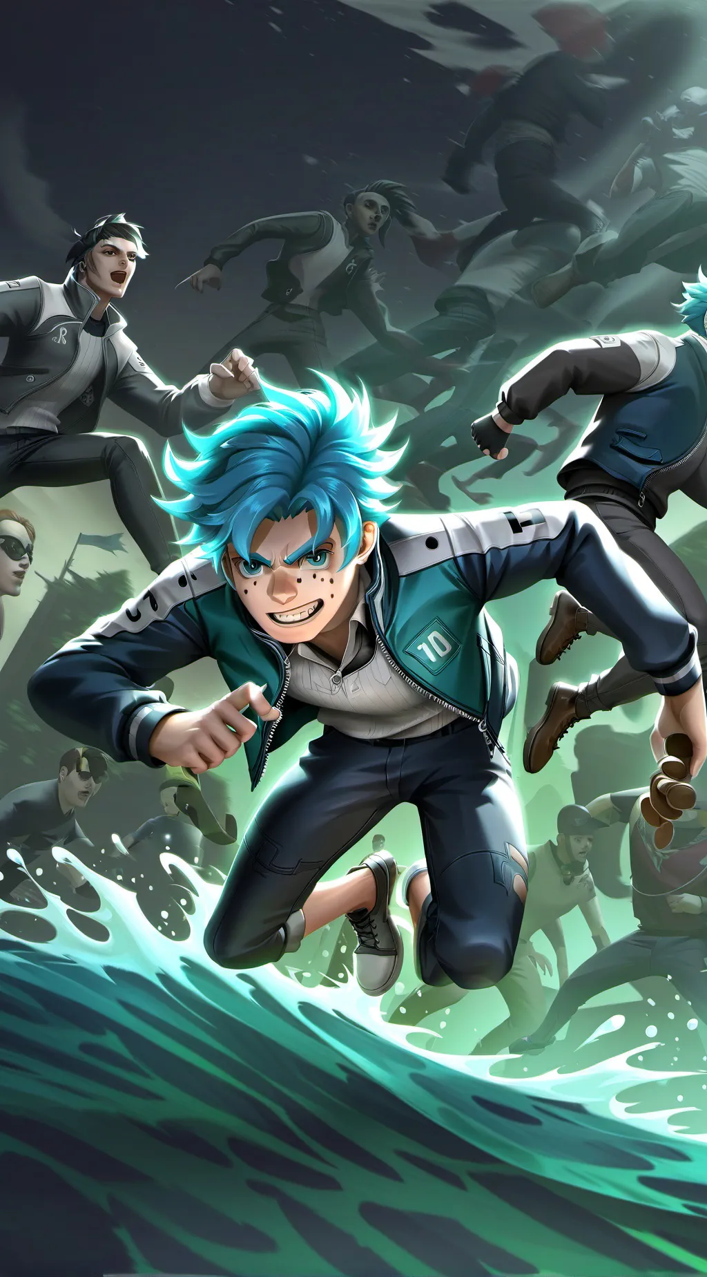 ai character: Kids game credits! background