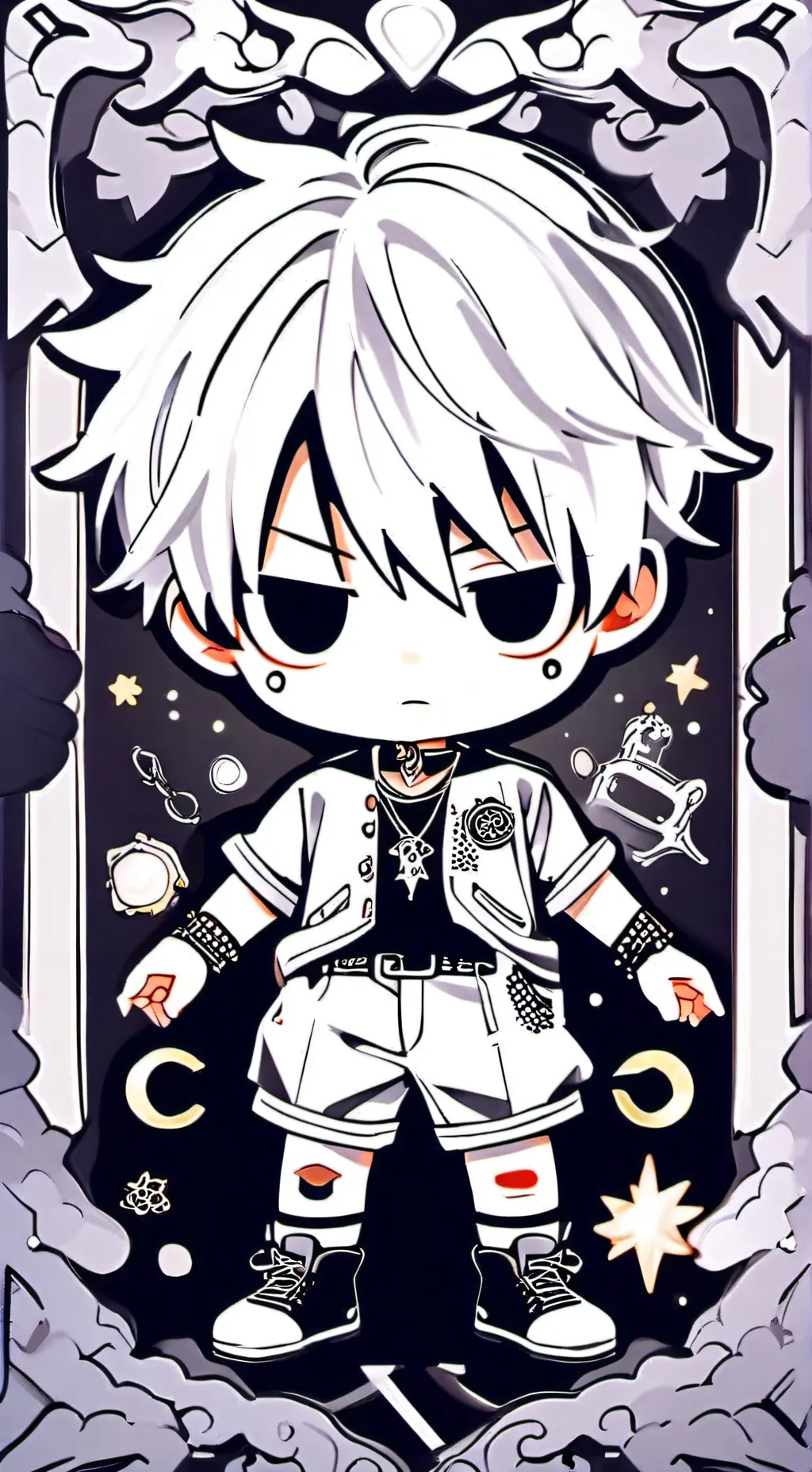 ai character: mom dad in brother background