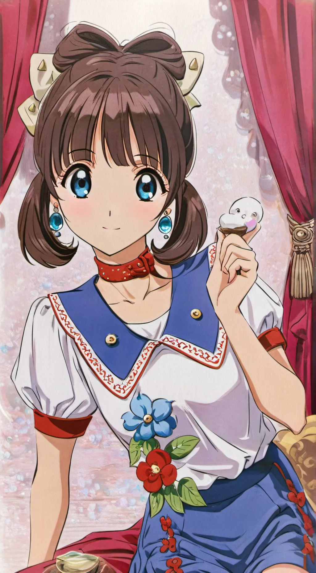 ai character: Rumi's little sis  background