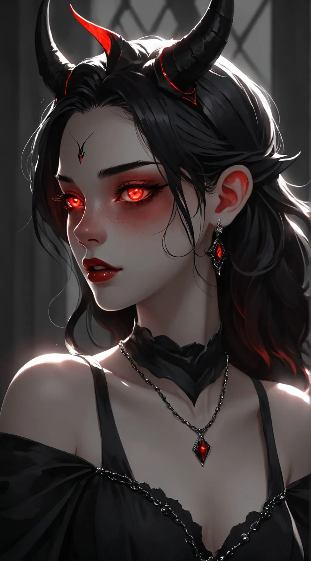 ai character: Emi (1 year on)  background