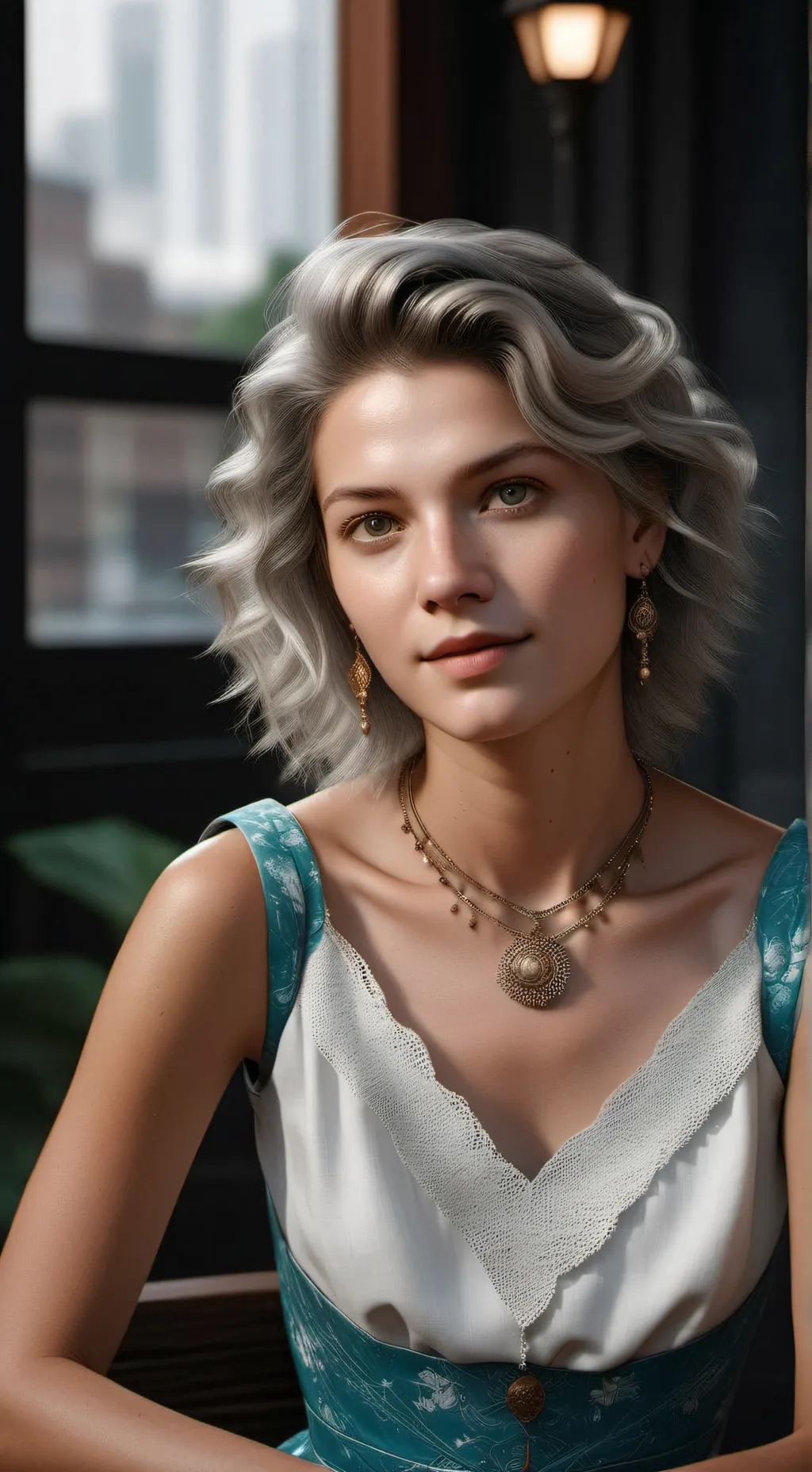 ai character: valentona  background