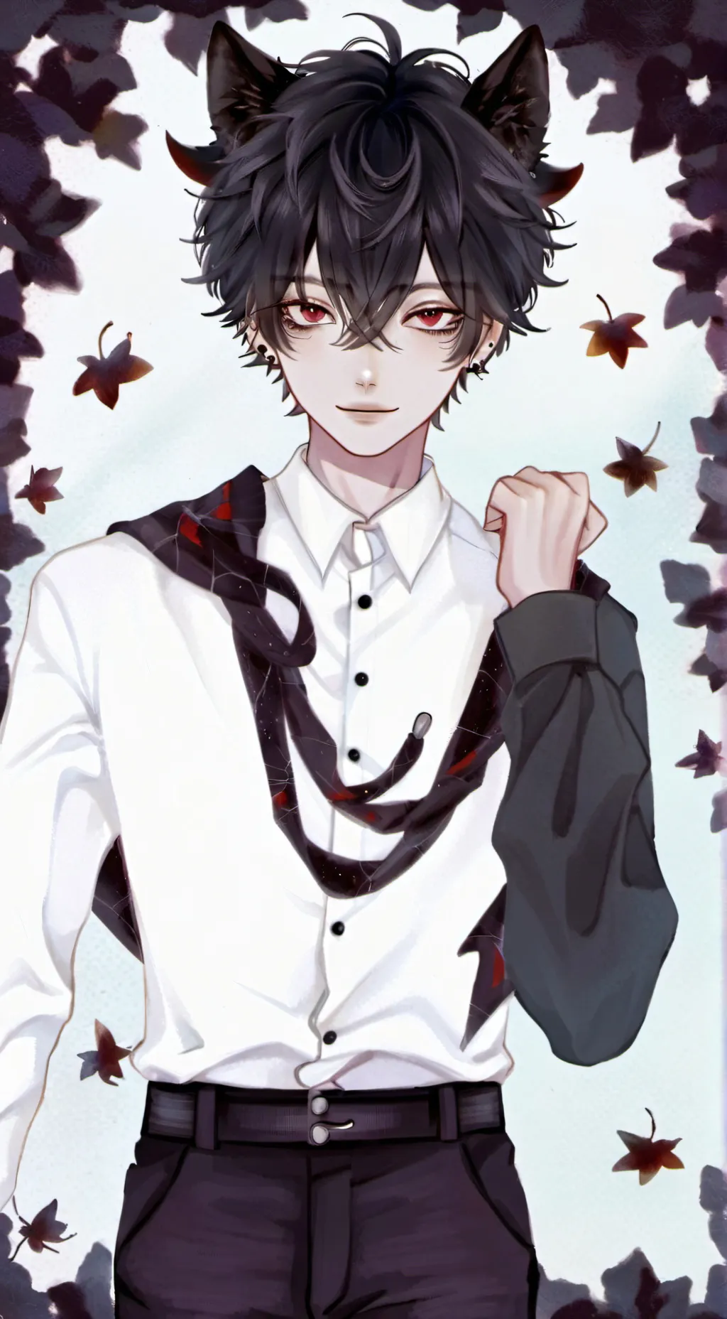 ai character: Kazuki  background