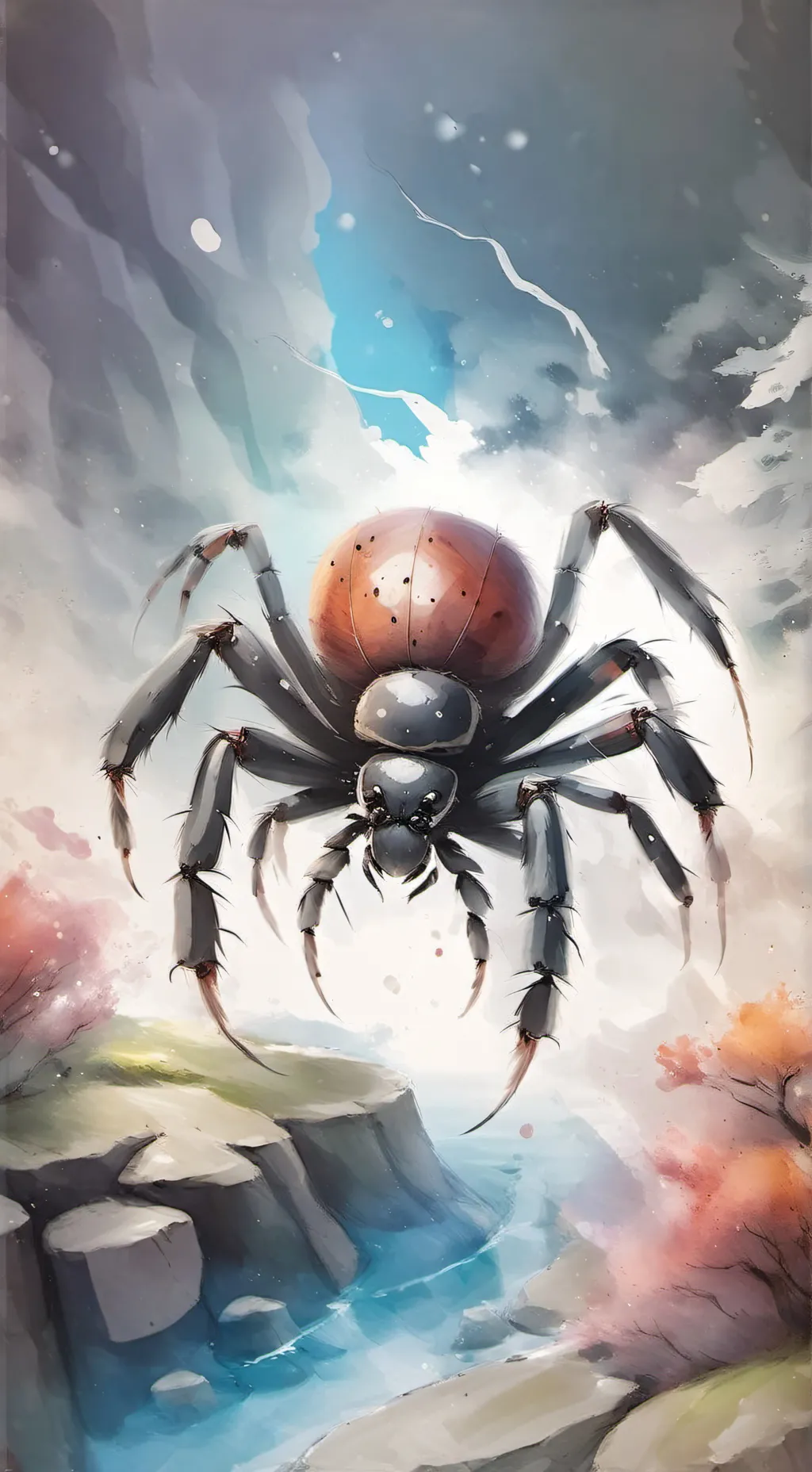 ai character: Bob the fat spider background