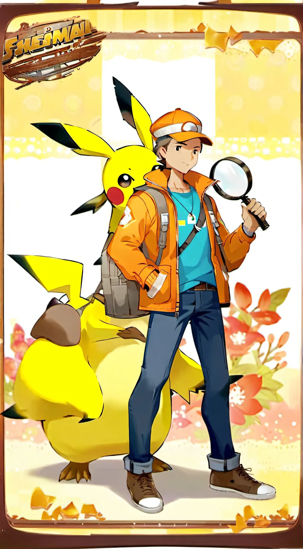 ai character: Léo et Pikafleur background