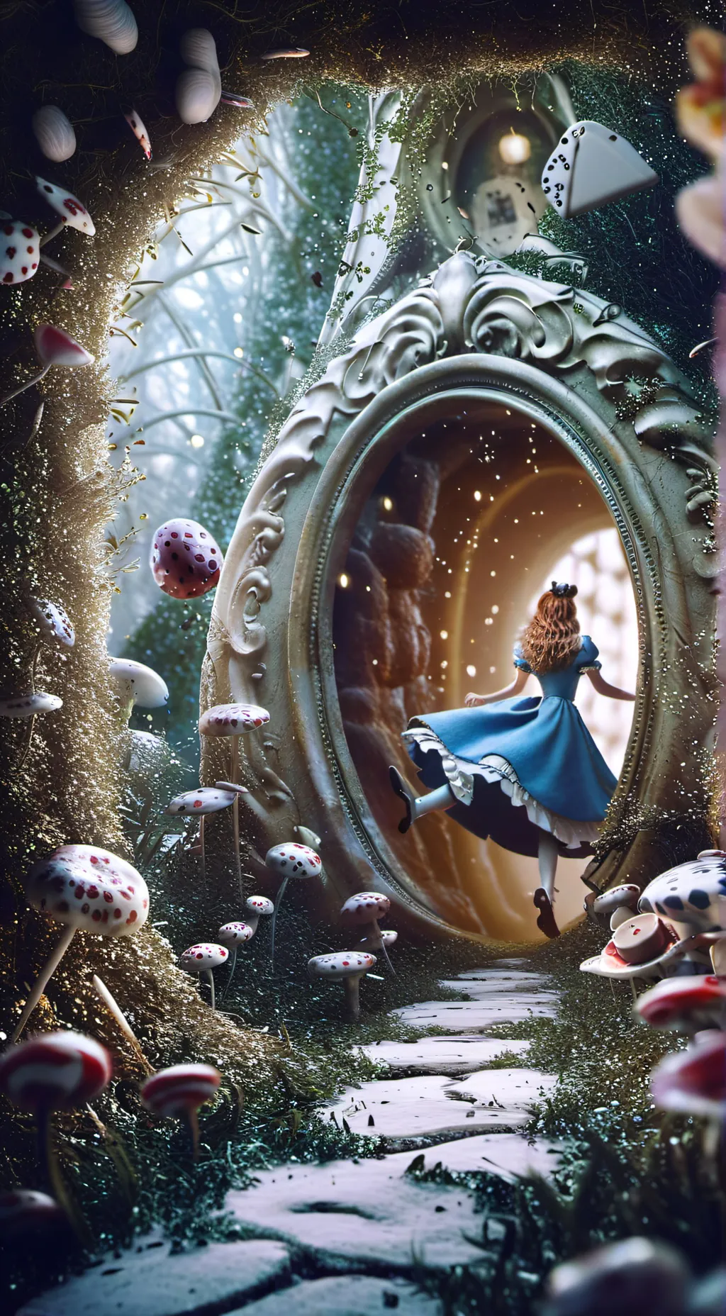 ai character: Wonderland  background