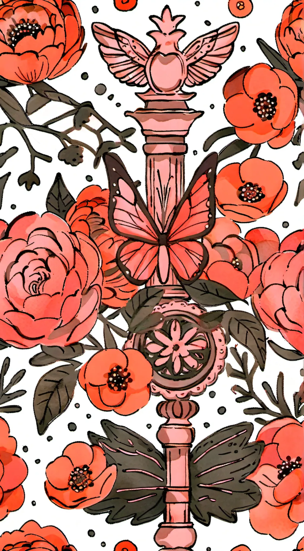 ai character: Numba generata background