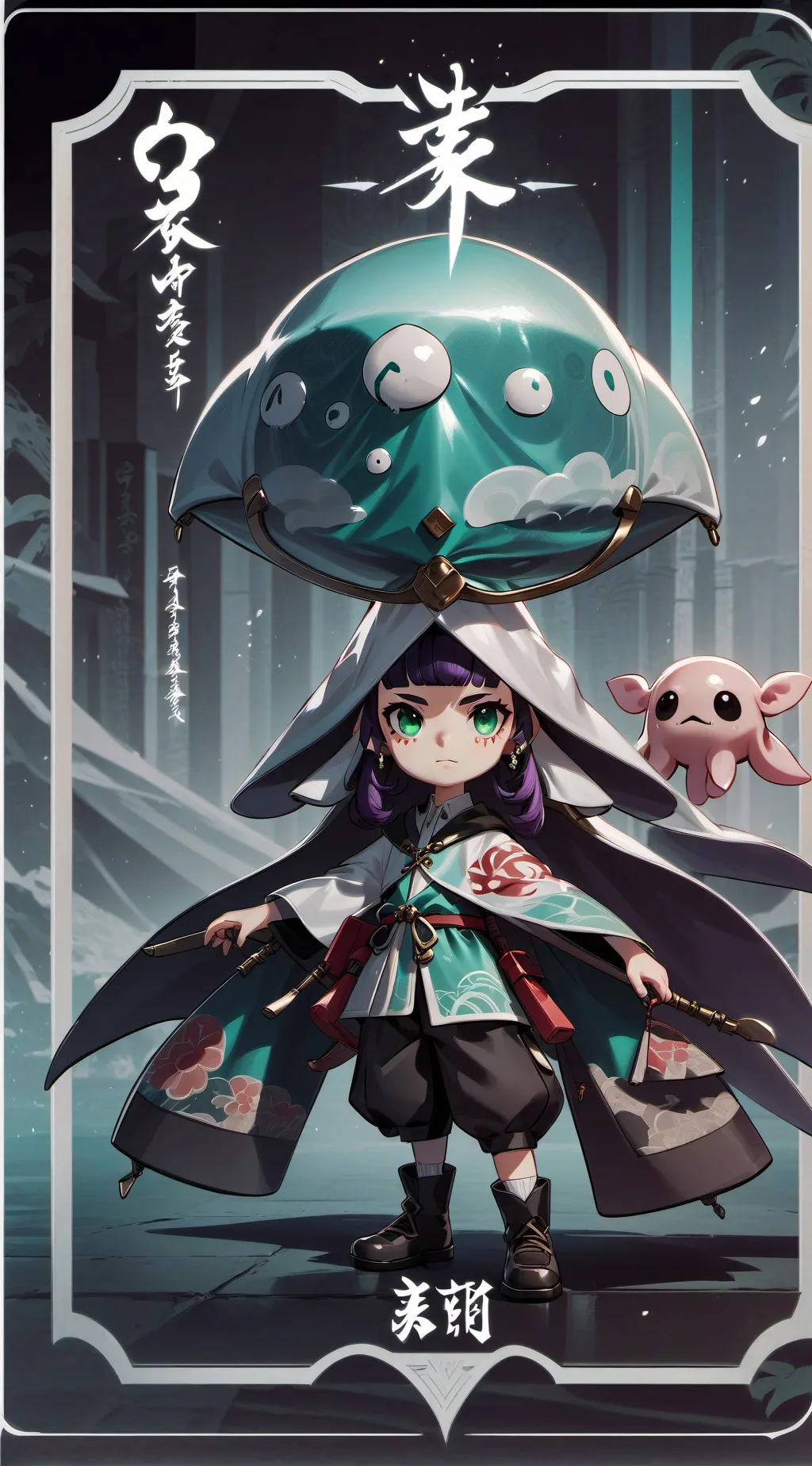 ai character: Squid game 3 background