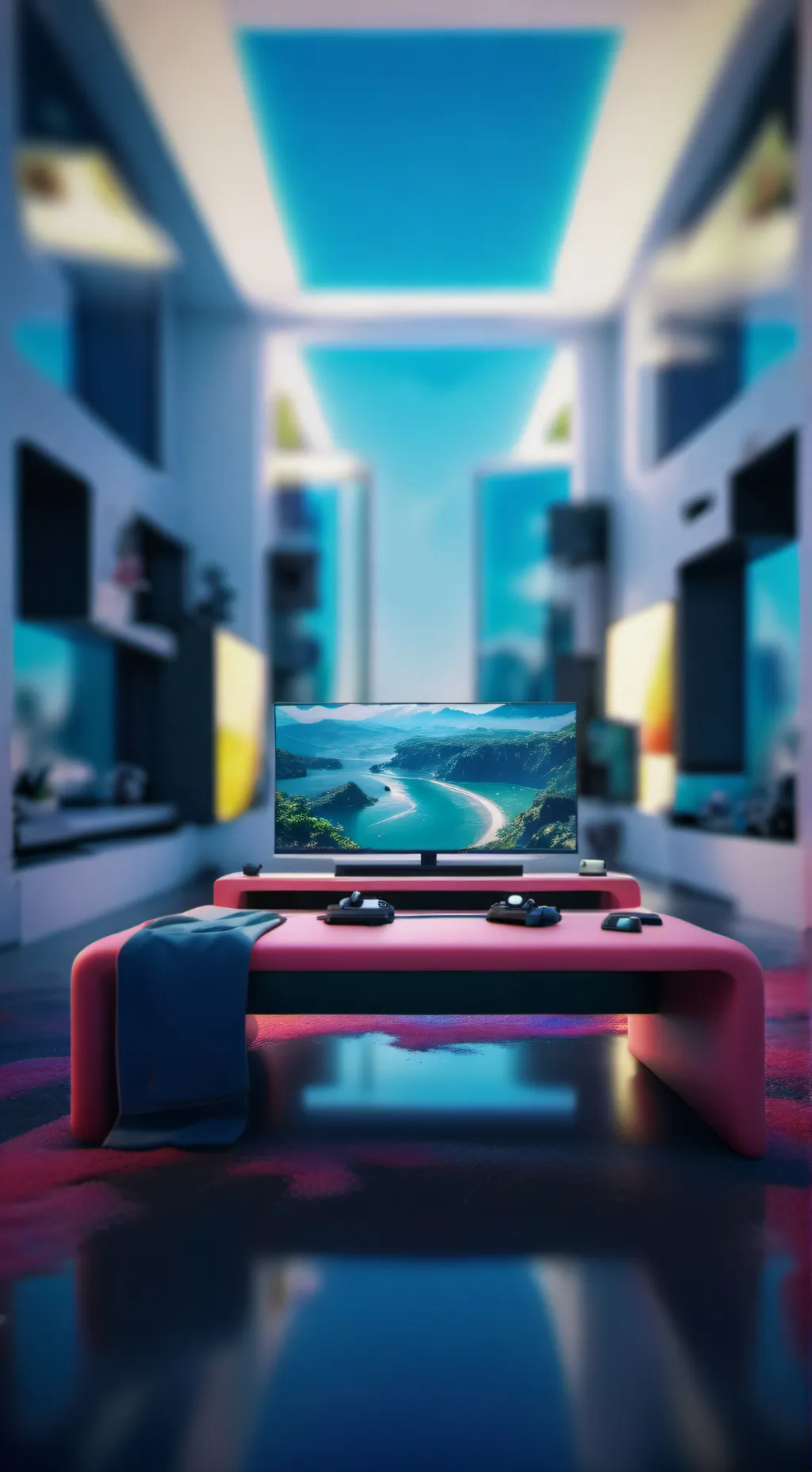 ai character: Create Space background