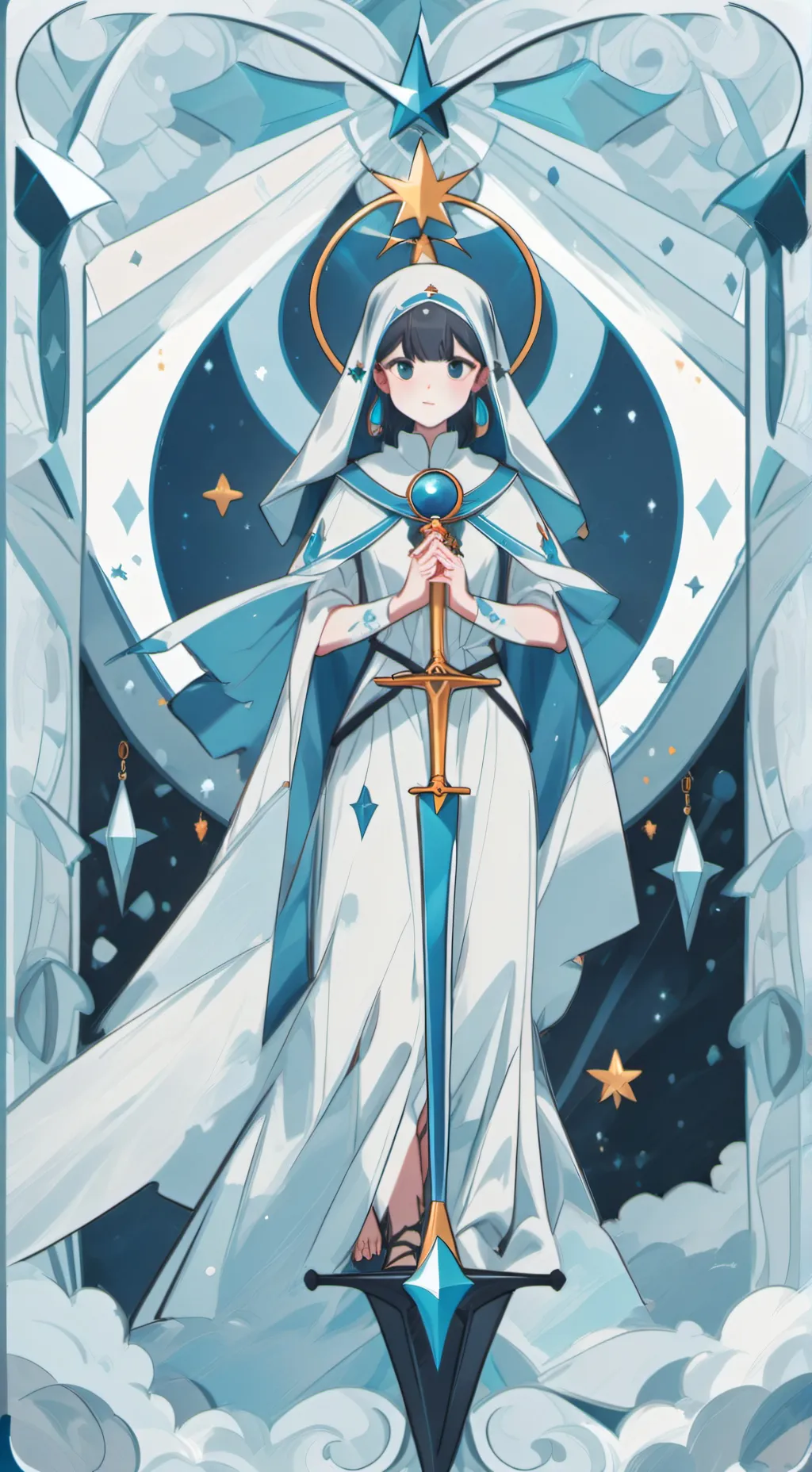 ai character: LOV WINTER! ❄️  background