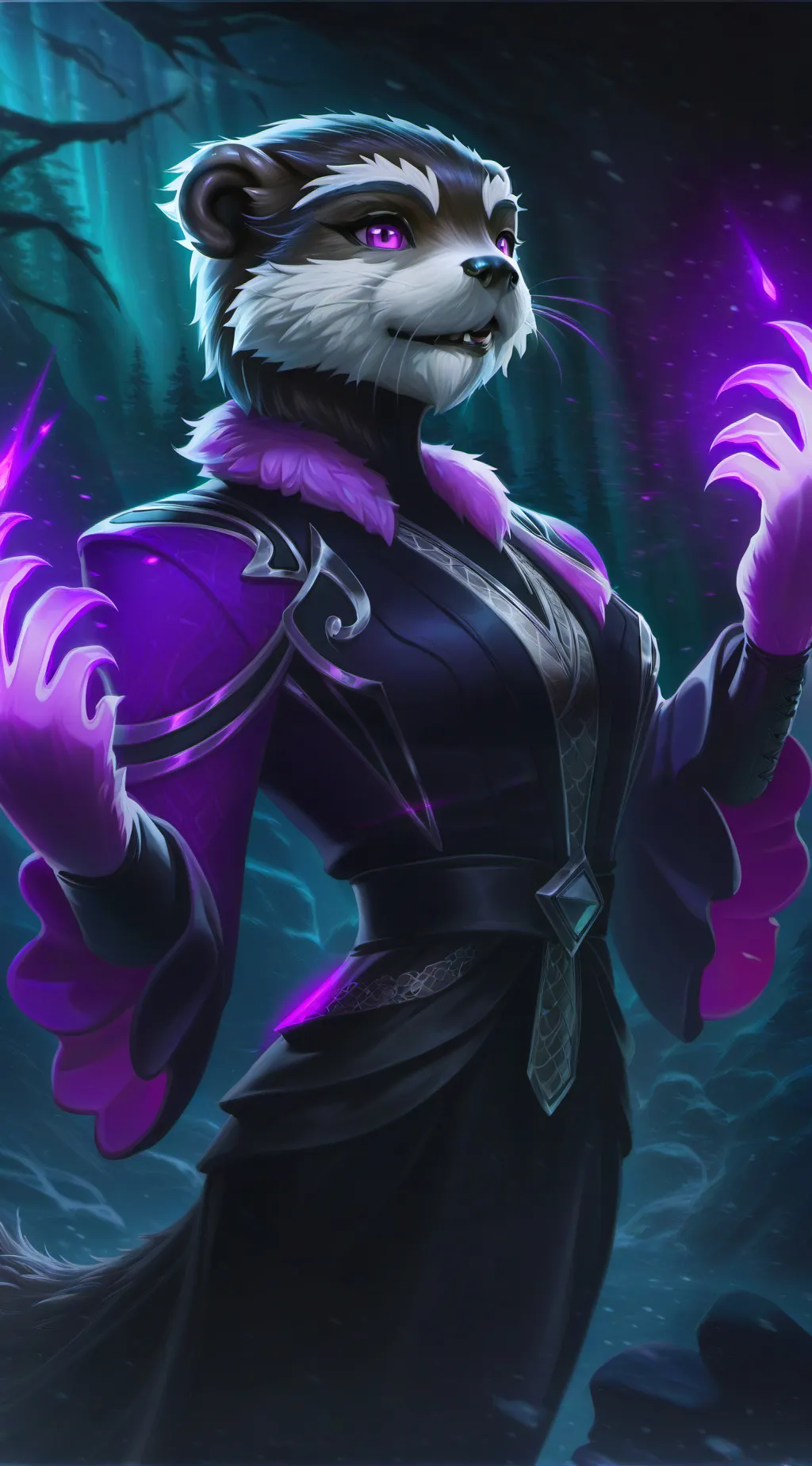 ai character: Virelle Nyxmoor background