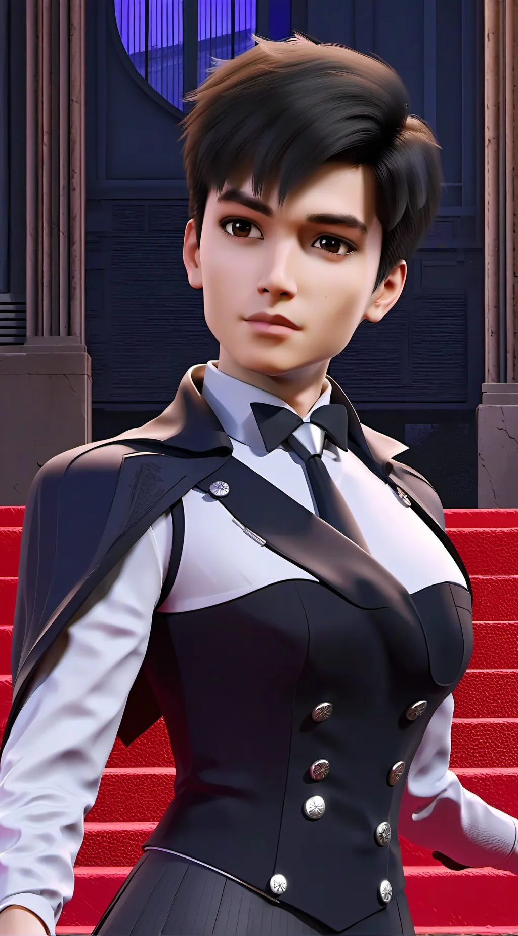 ai character: Thiago menina background