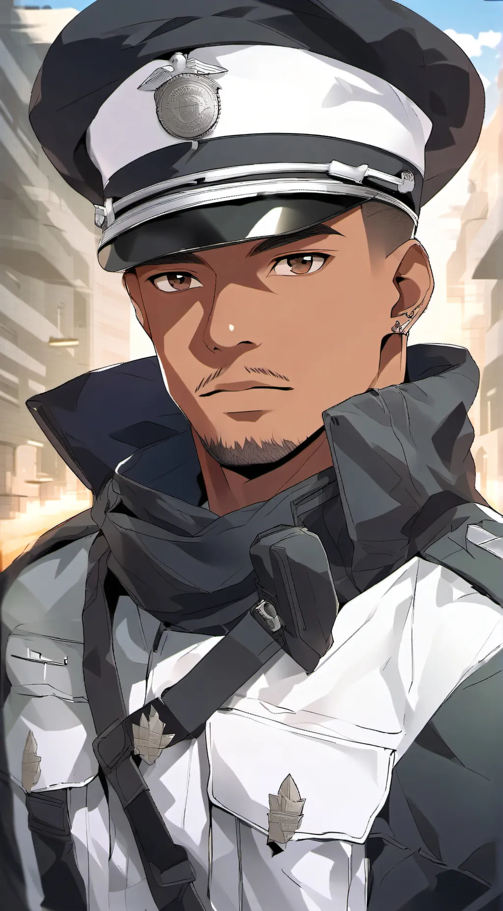 ai character: Ray background