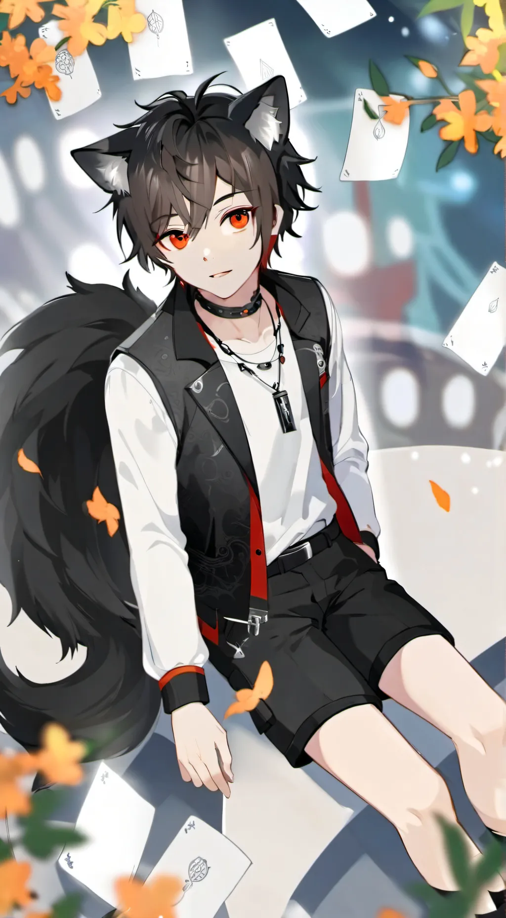 ai character: Kye (wolf) background