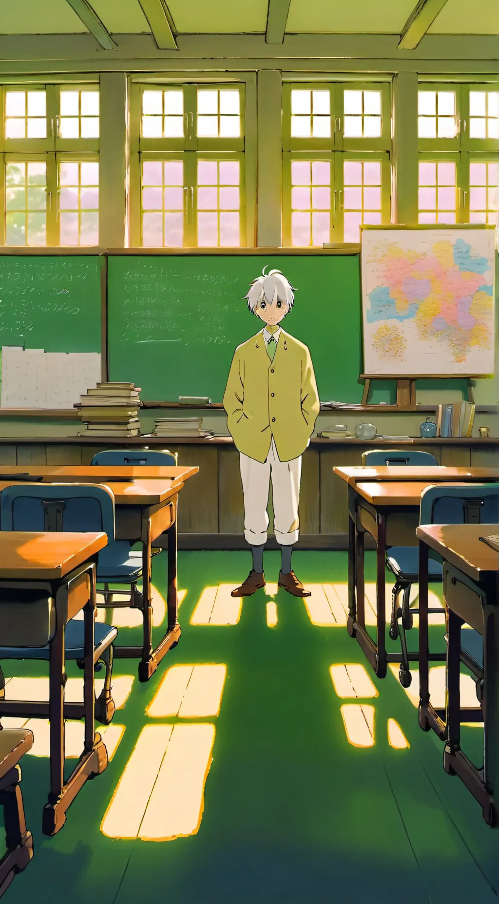 ai character: Power school background