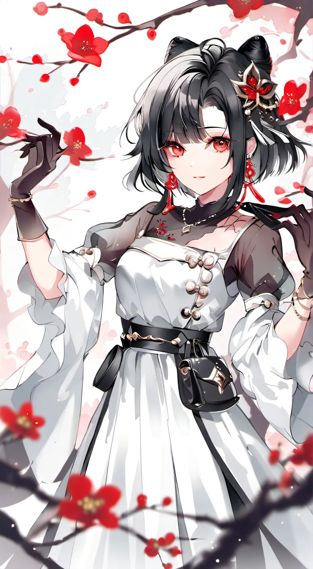 ai character: uwu maid  background