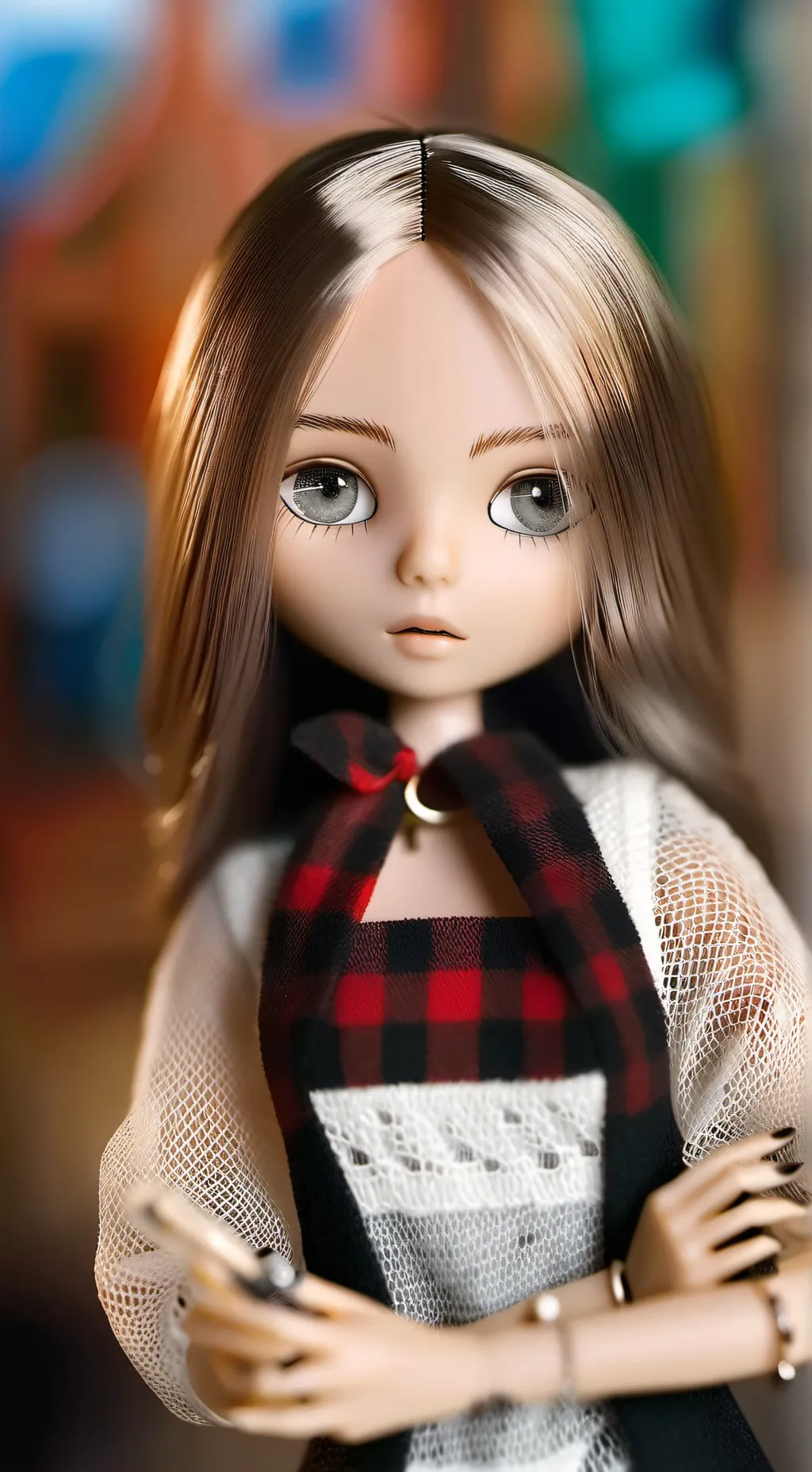 ai character: Ava Doll background