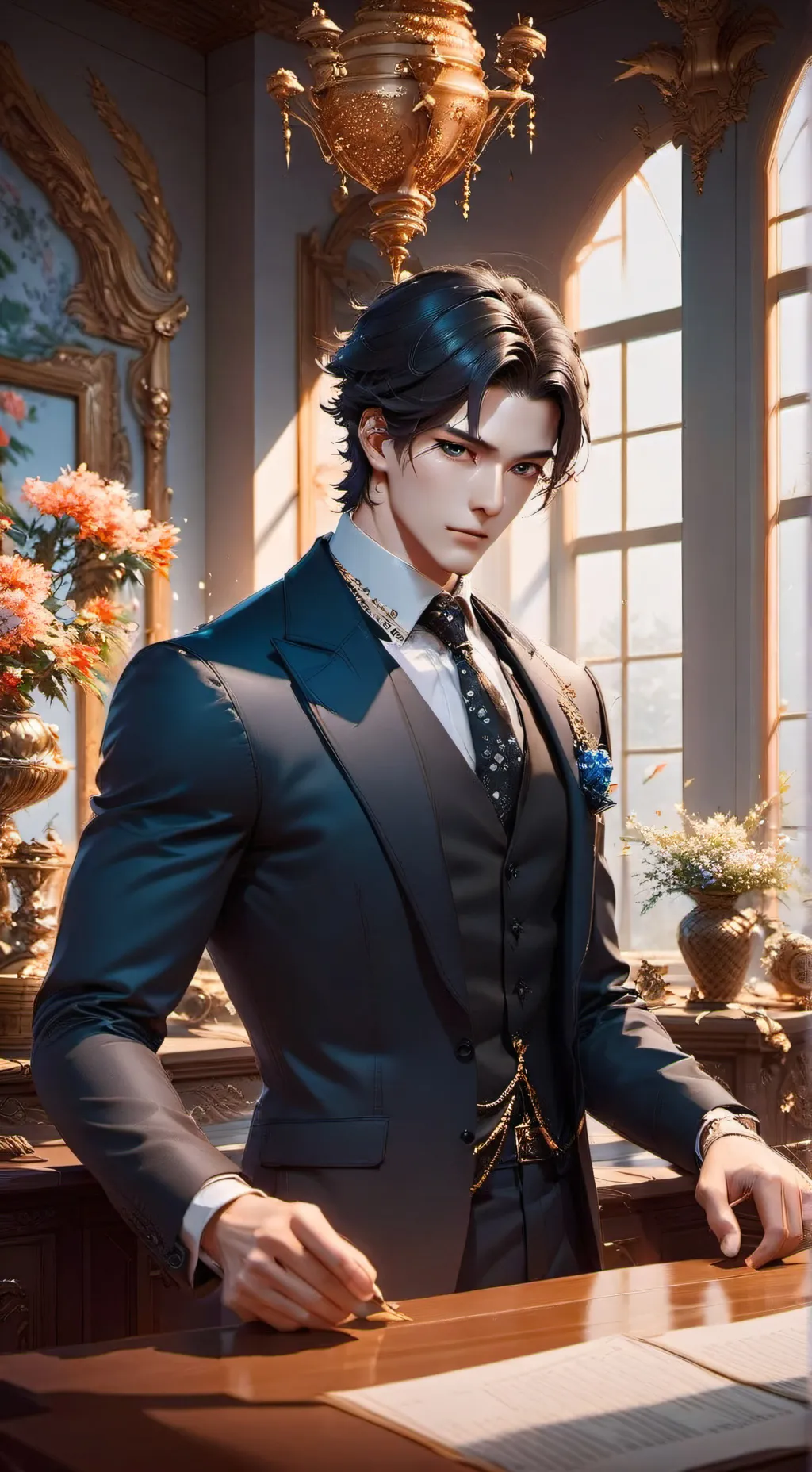 ai character: Alex background