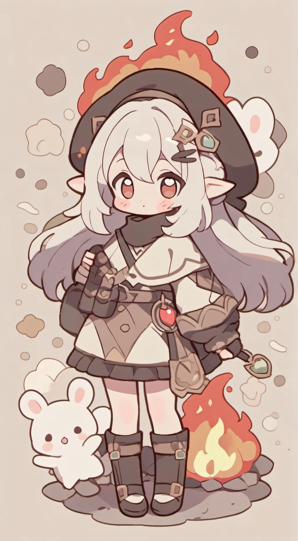 ai character: bfdi idk background