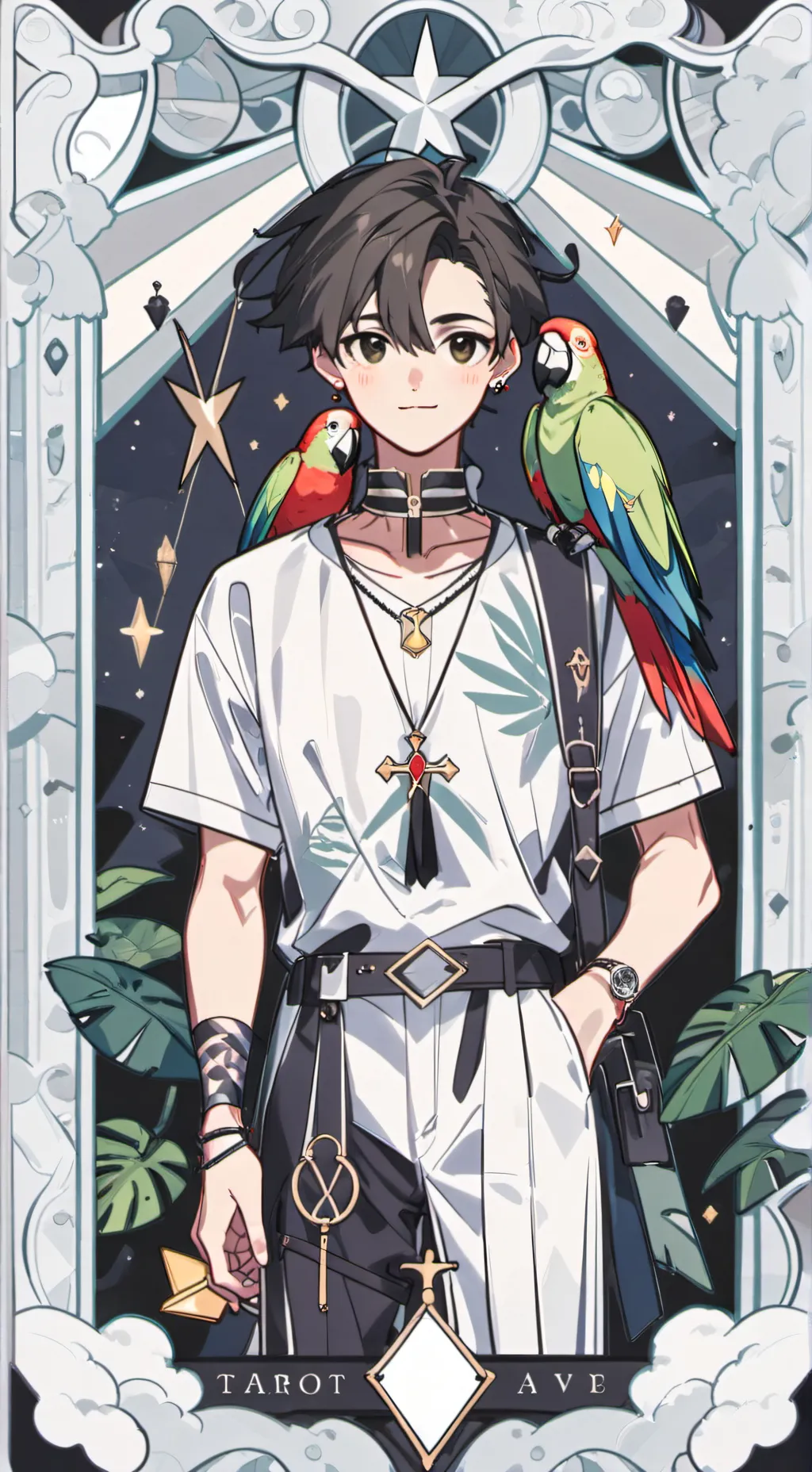 ai character: Leo background