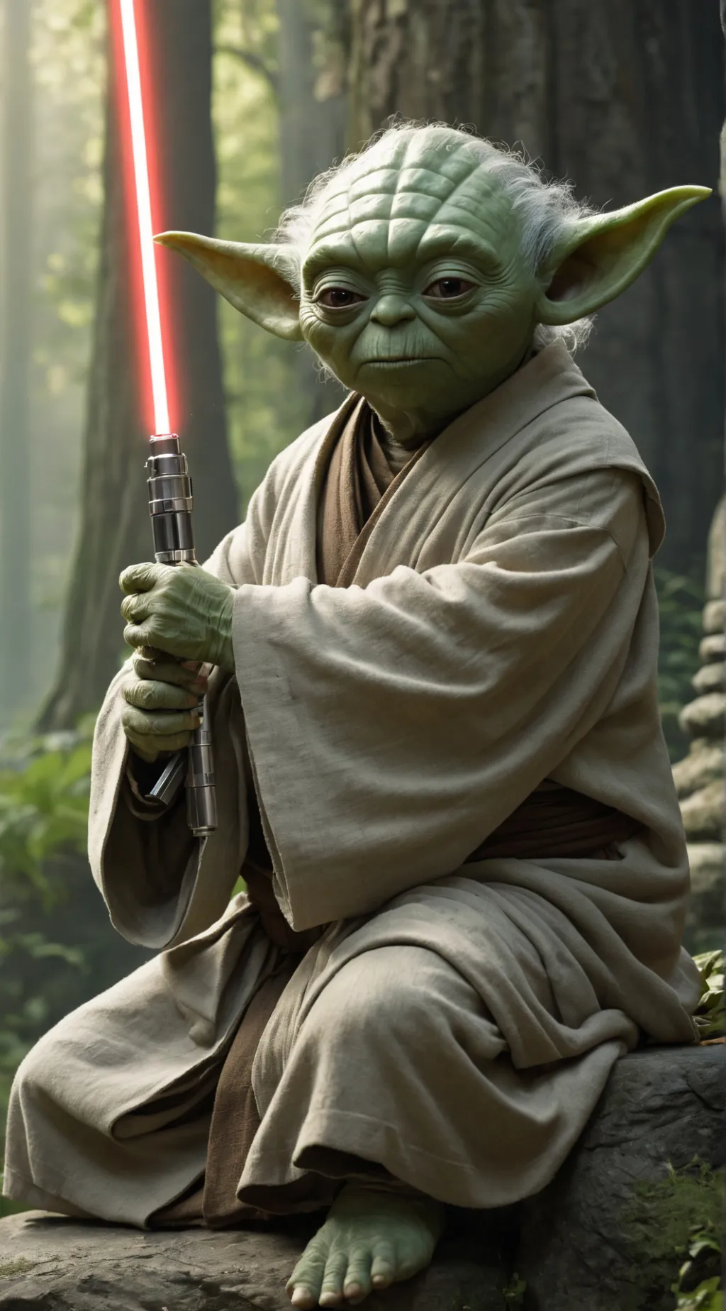 ai character: Yoda background