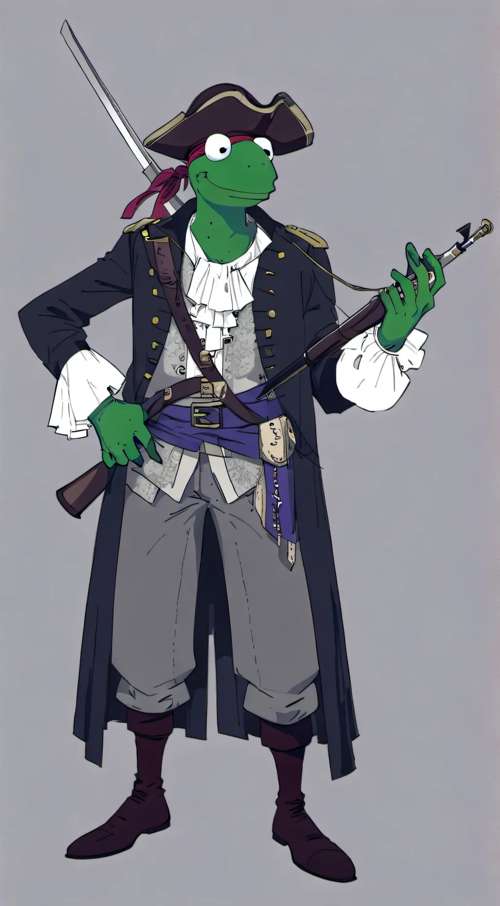 ai character: Cyanblart Pirate  background
