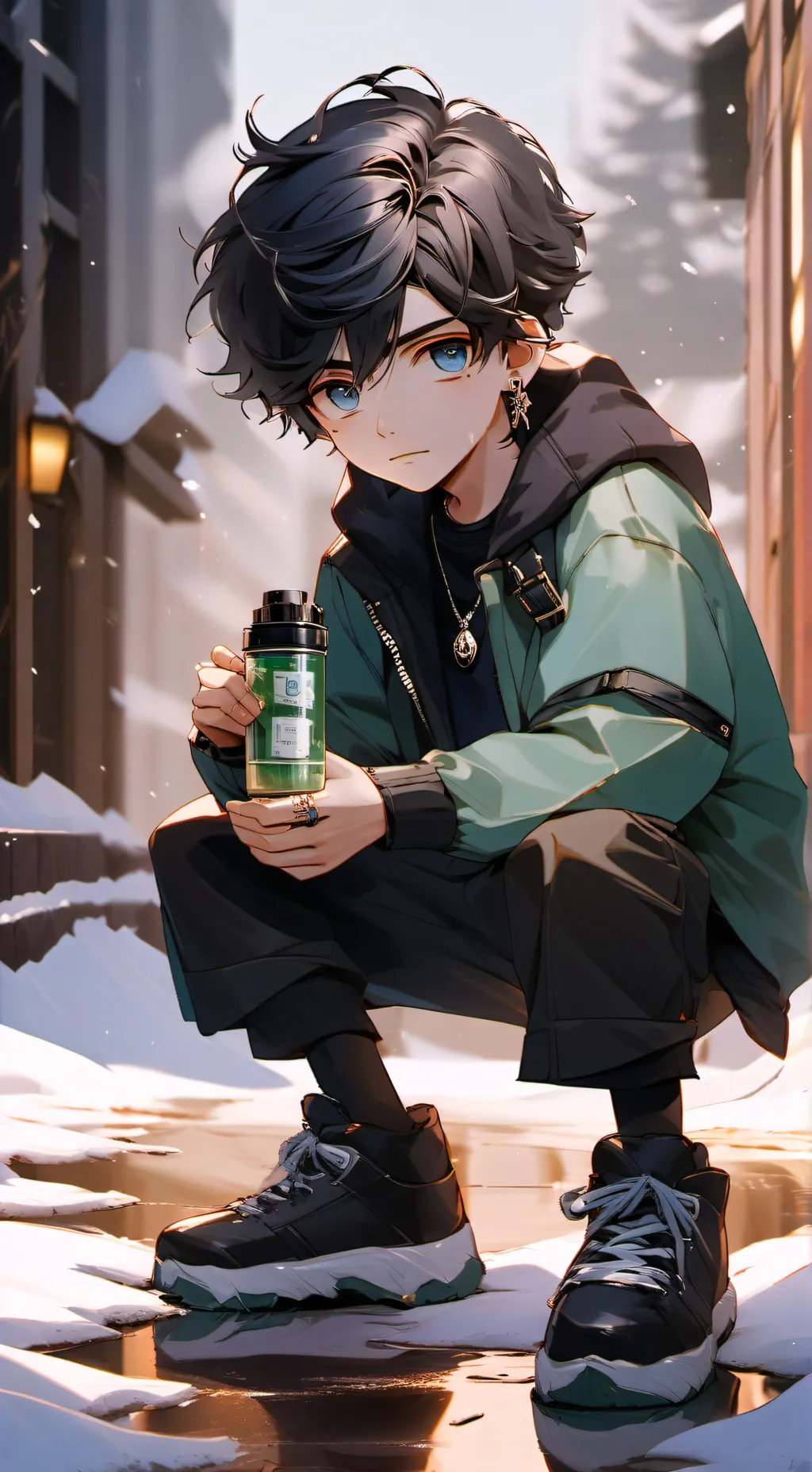 ai character: Adam background