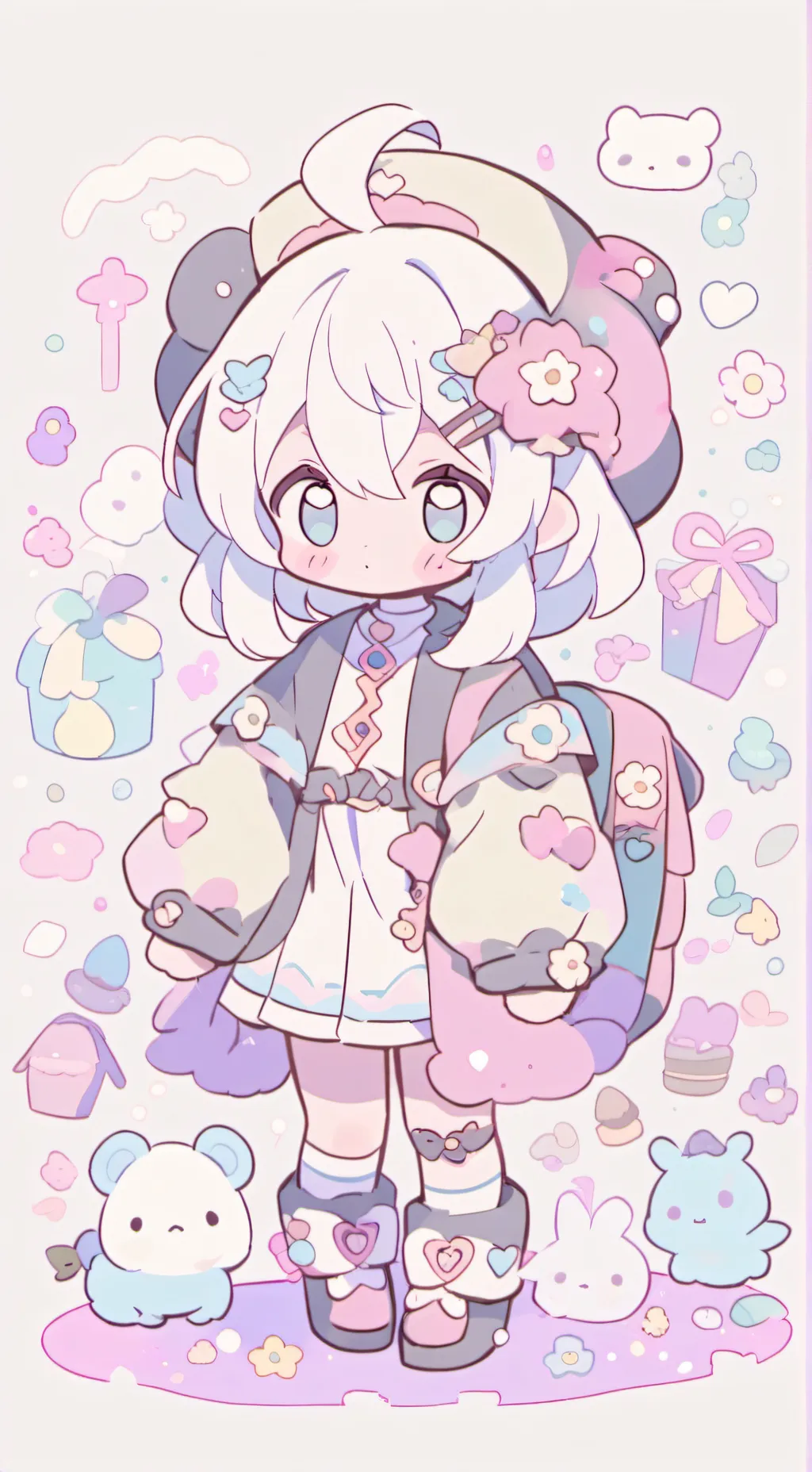 ai character: boombayah sit background