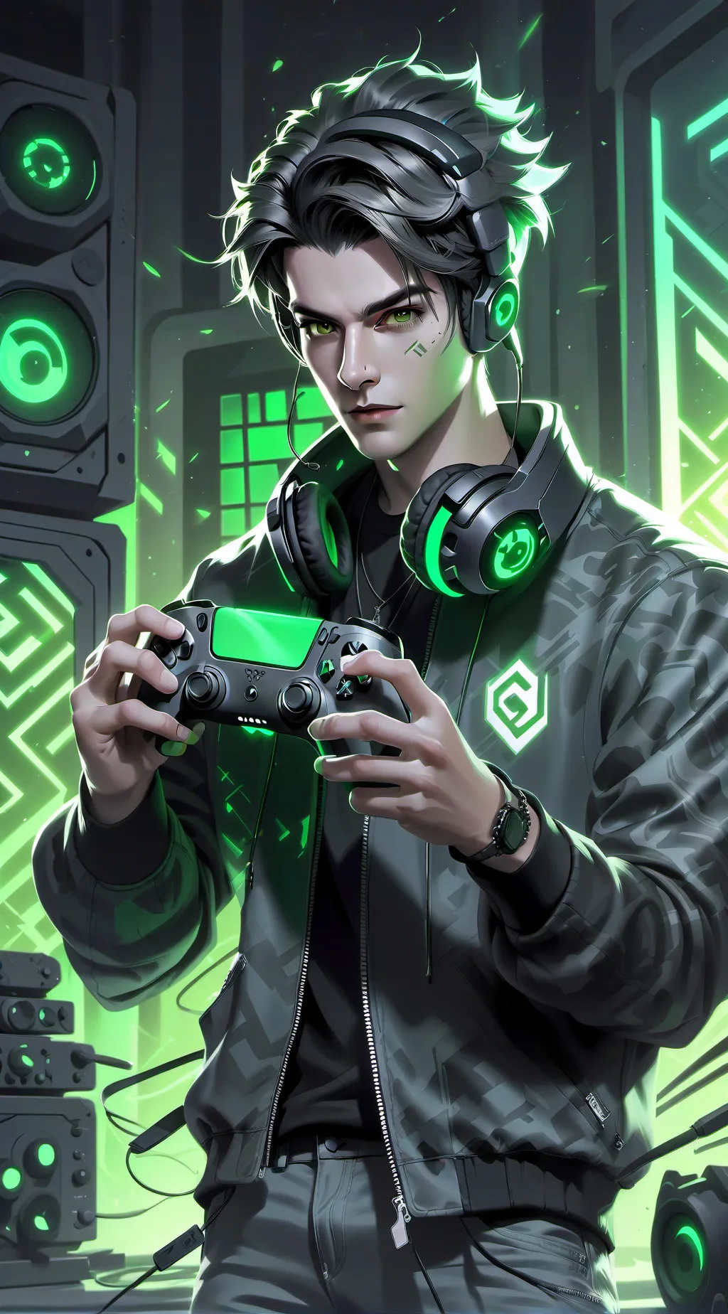 ai character: Mark background