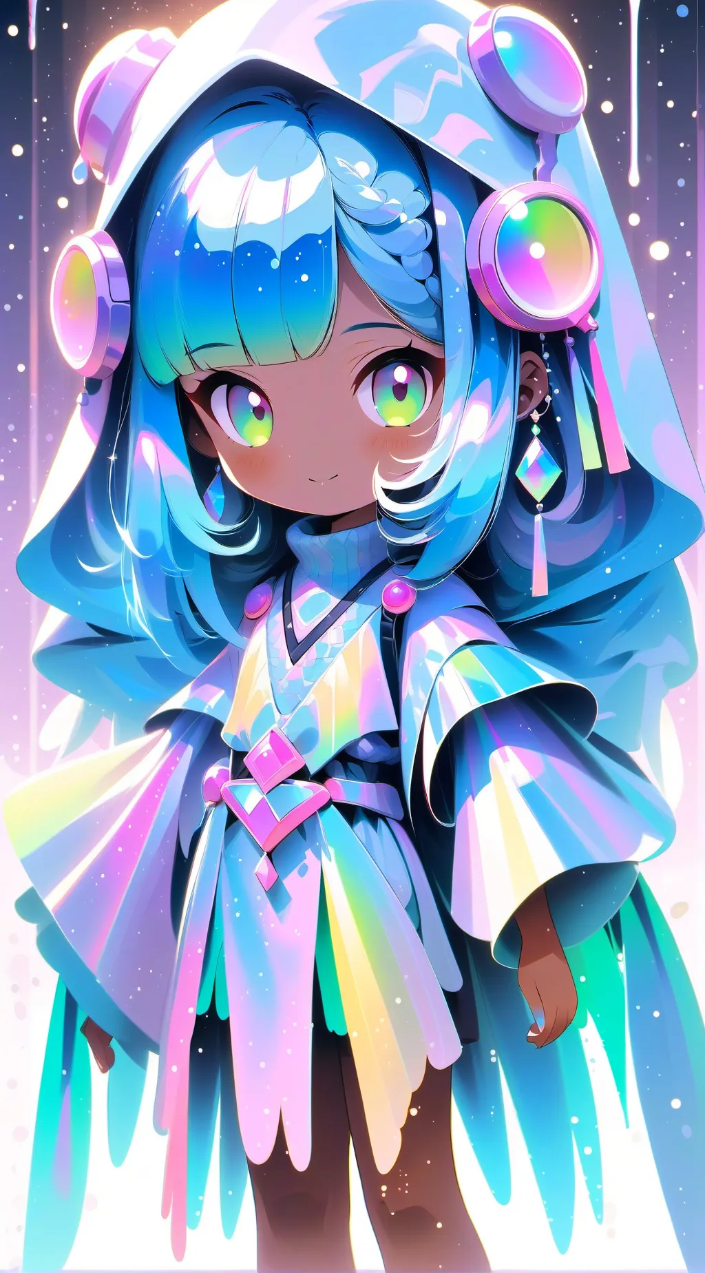 ai character: FLAVIA EDURDADESÁ background