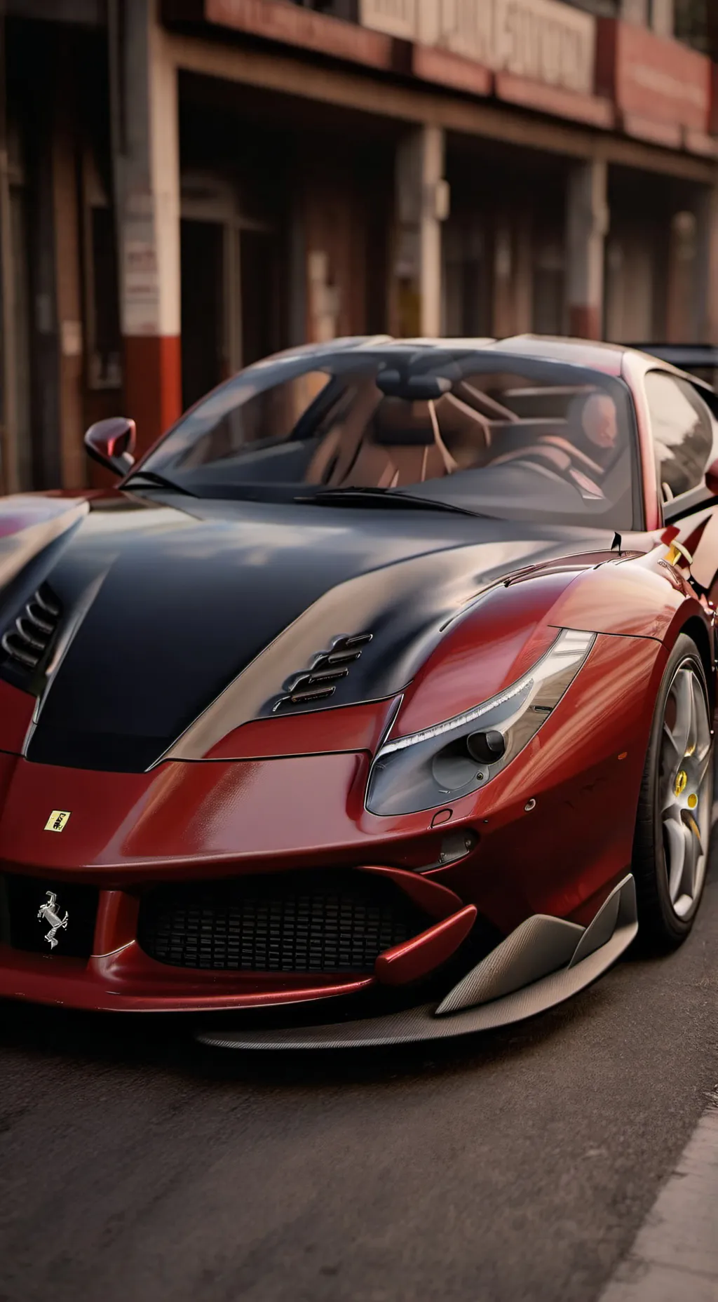 ai character: Ferrari  background