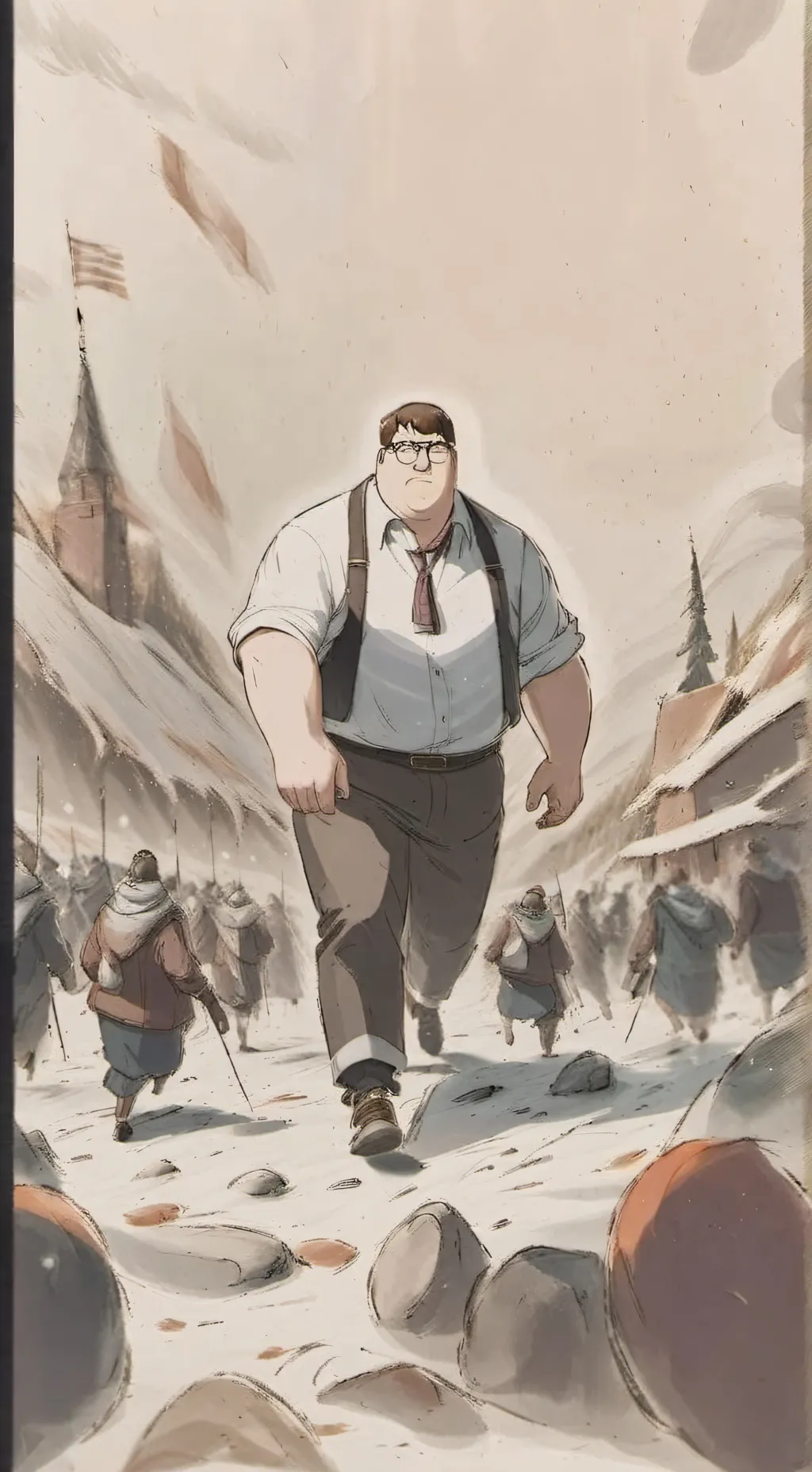 ai character: Peter griffin background