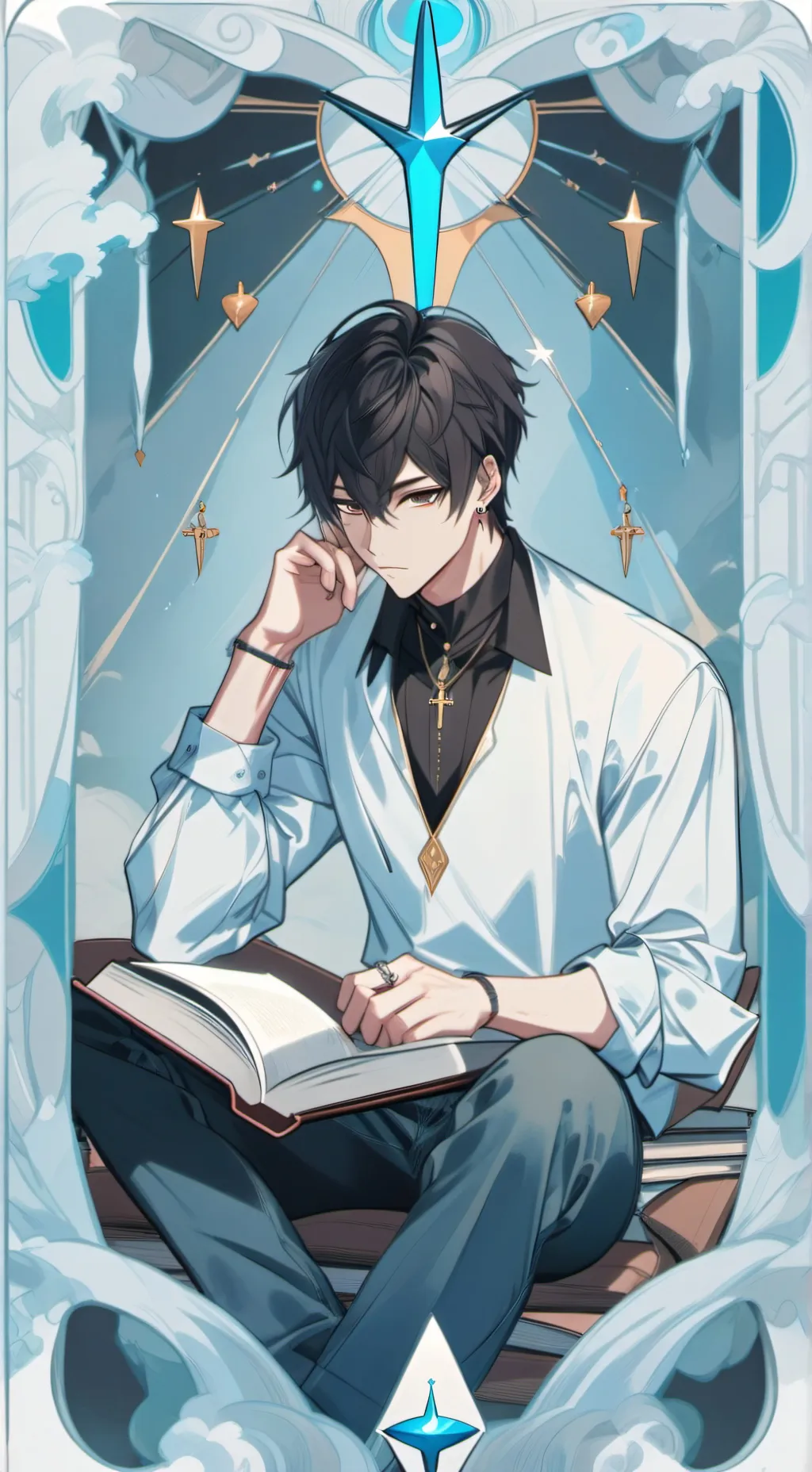 ai character: Jacob  background