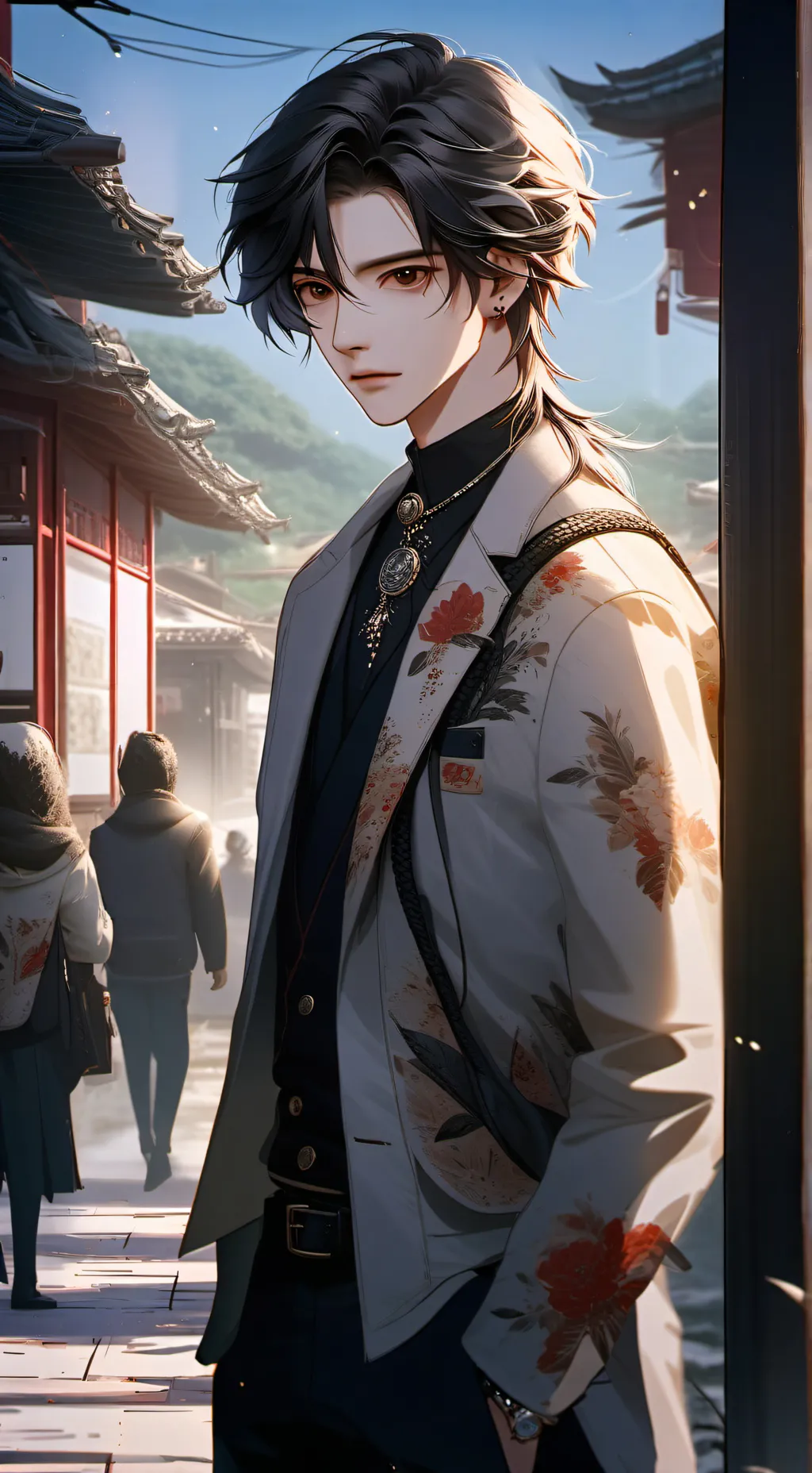 ai character: Oliver Odderson  background