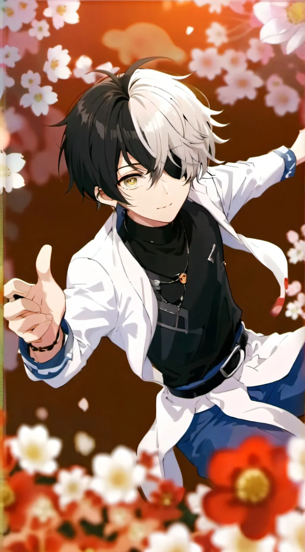 ai character: Adrien  background