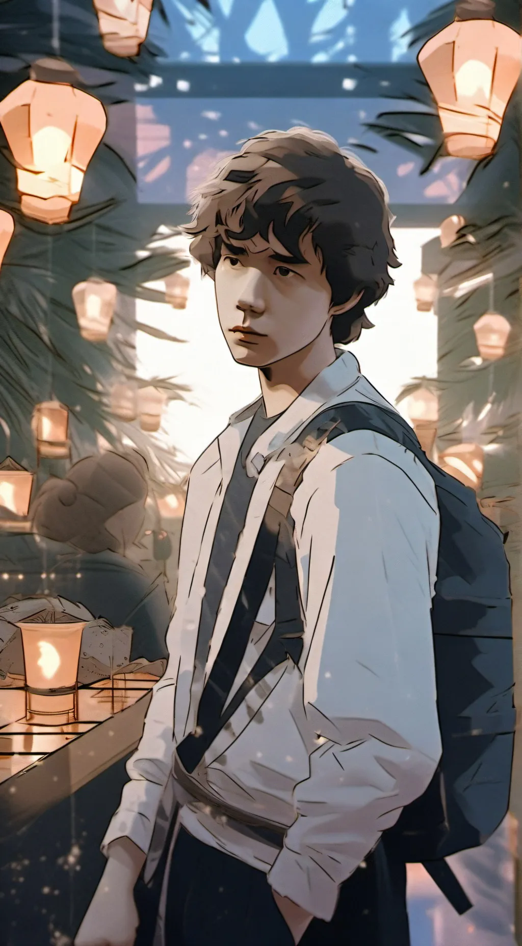 ai character: Neville × Y/N background