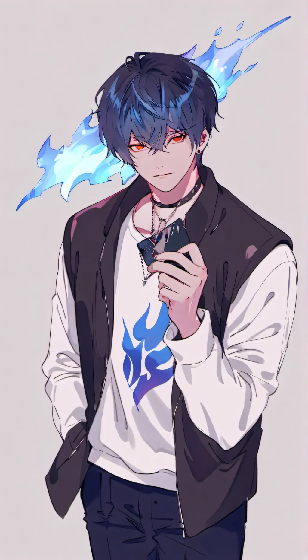 ai character: dabi uses legshred background