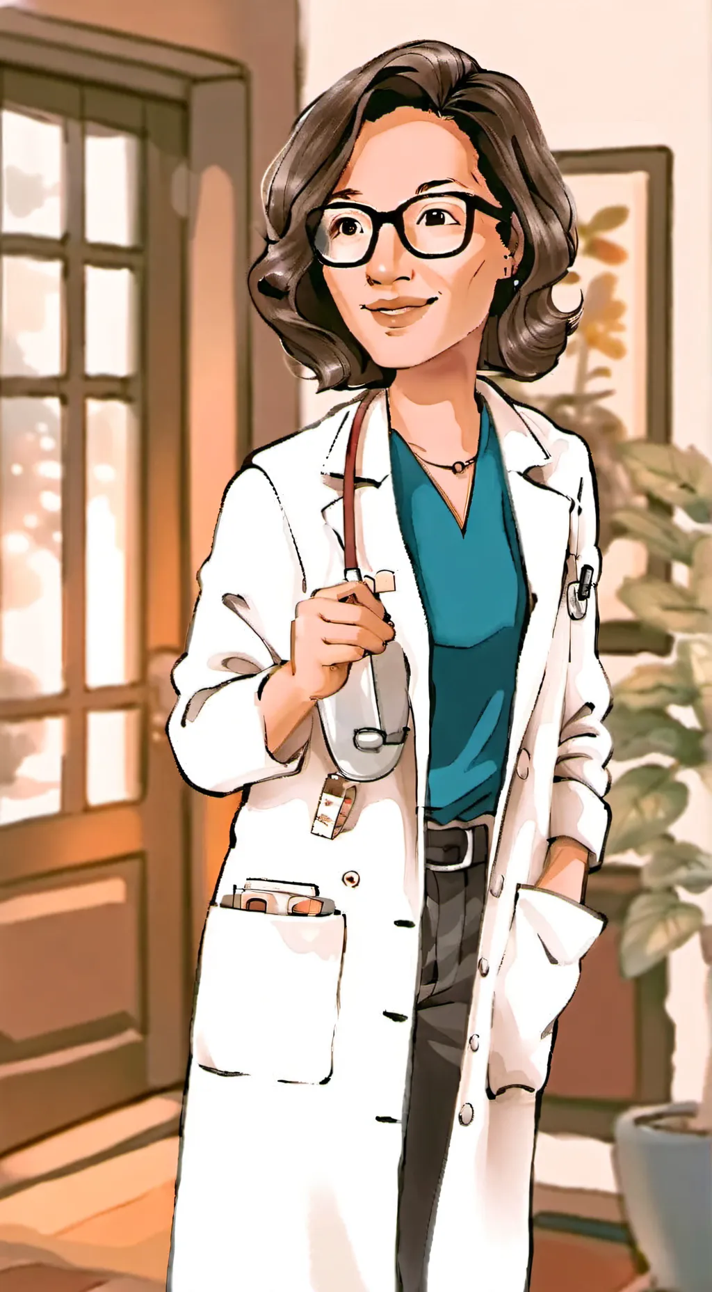 ai character: Elara background