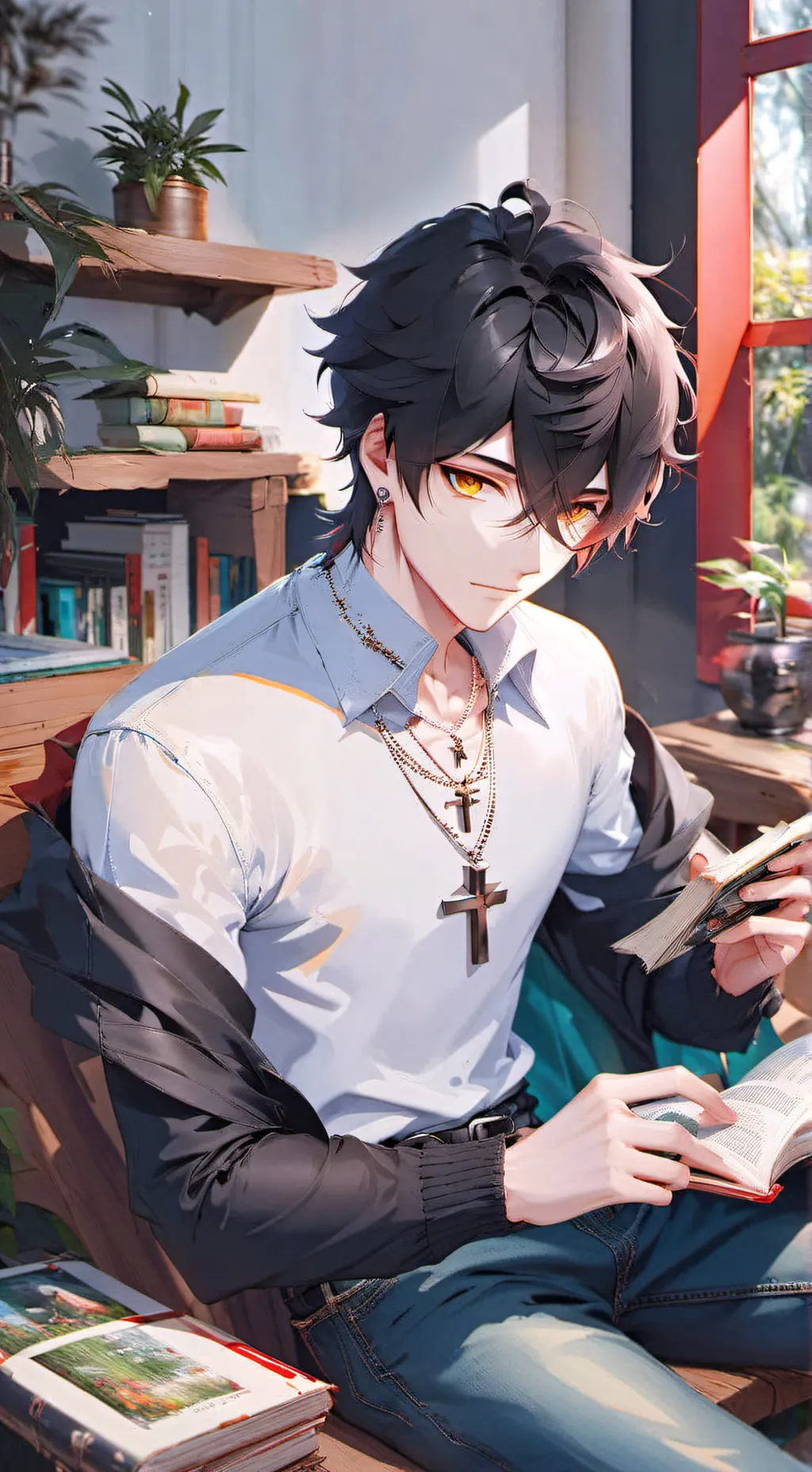 ai character: Christian  background