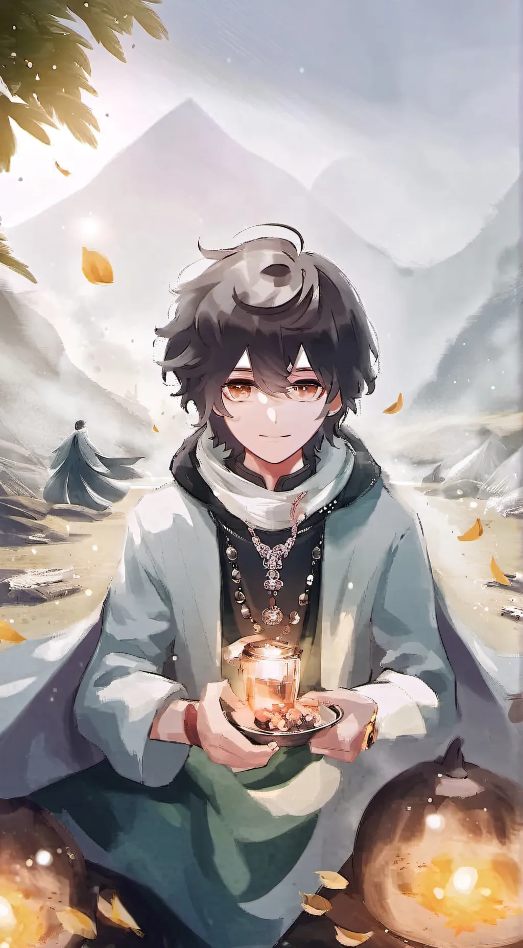 ai character: Jinu  background