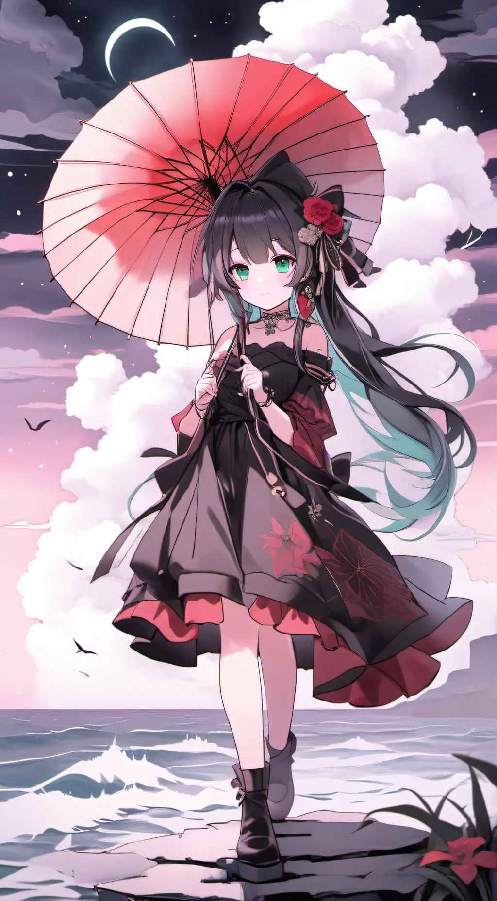 ai character: luna background