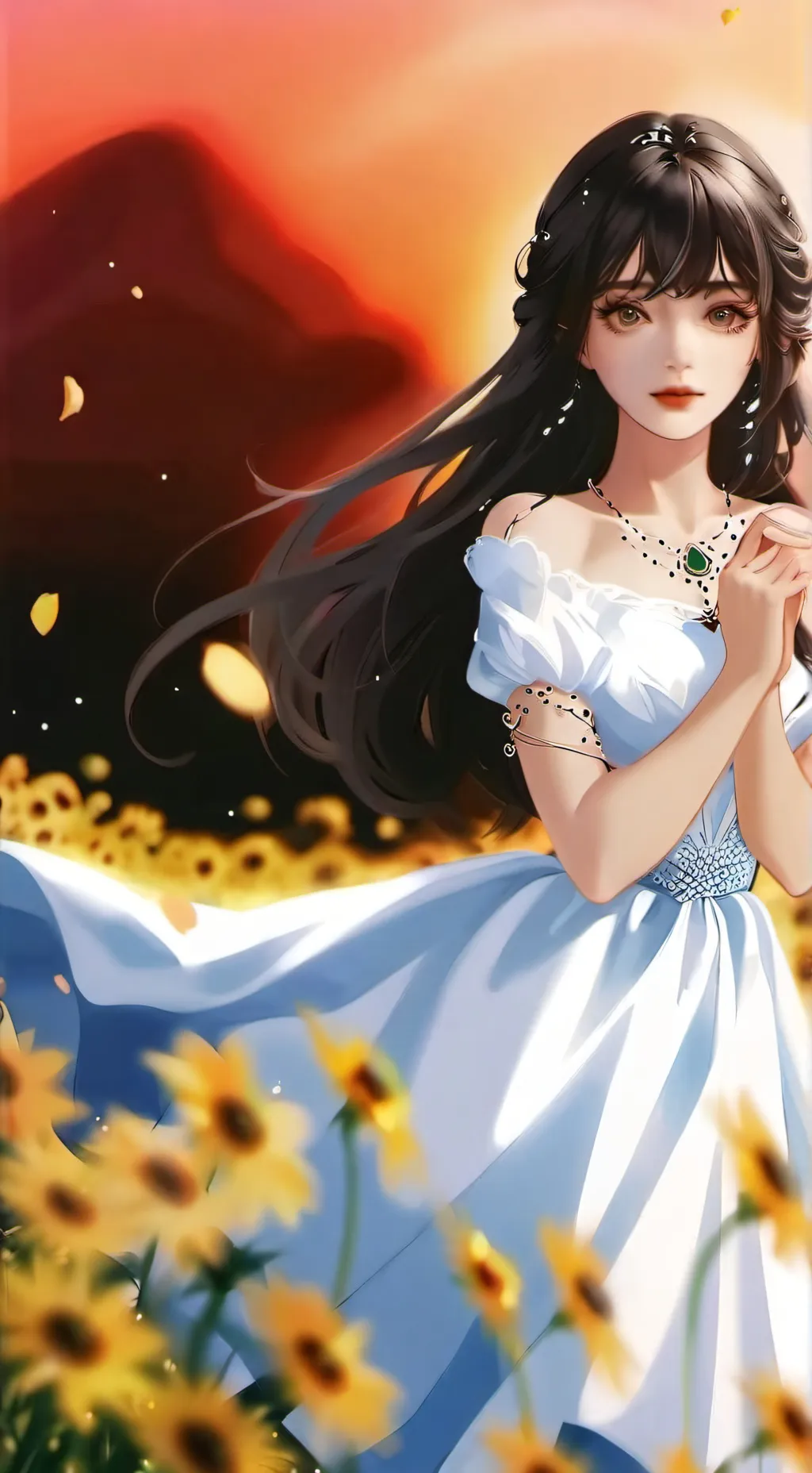 ai character: Фиола background