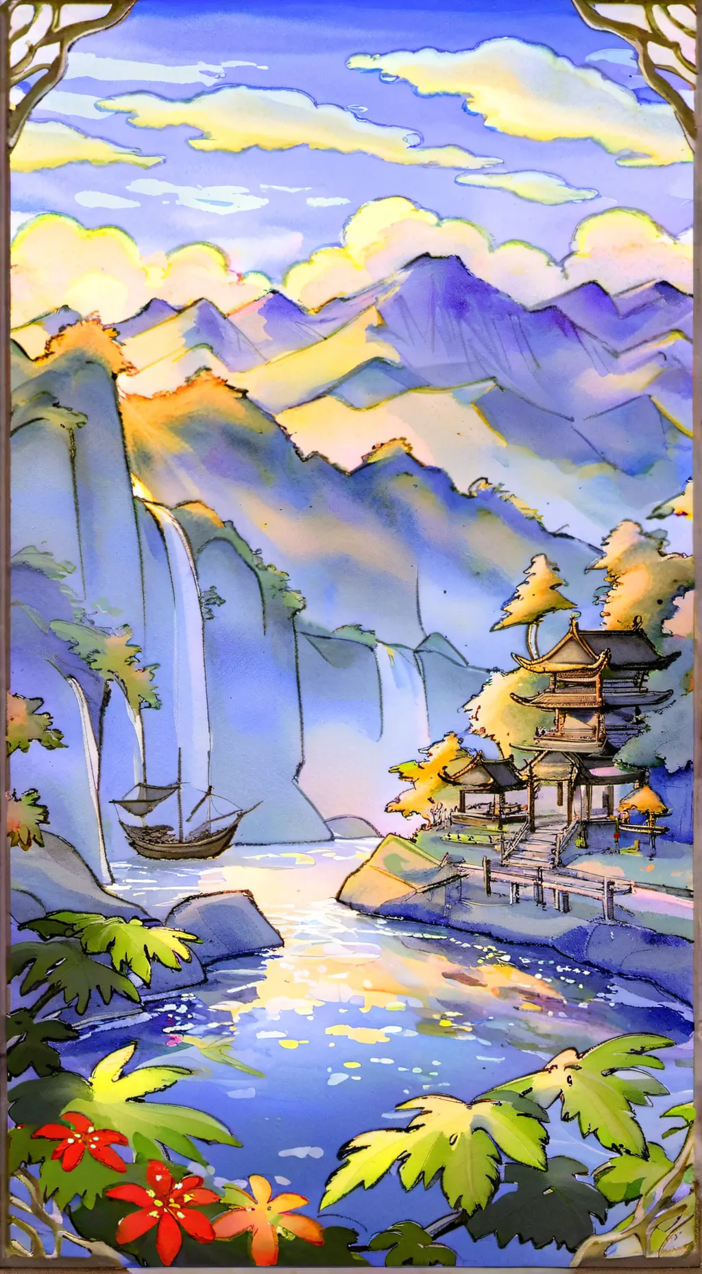 ai character: Tung Tung Sahur  background