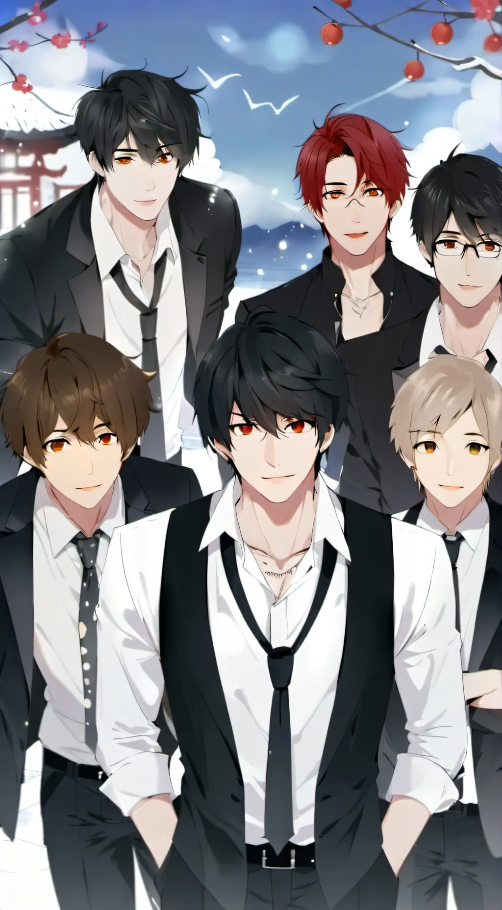 ai character: Demon angel demon background