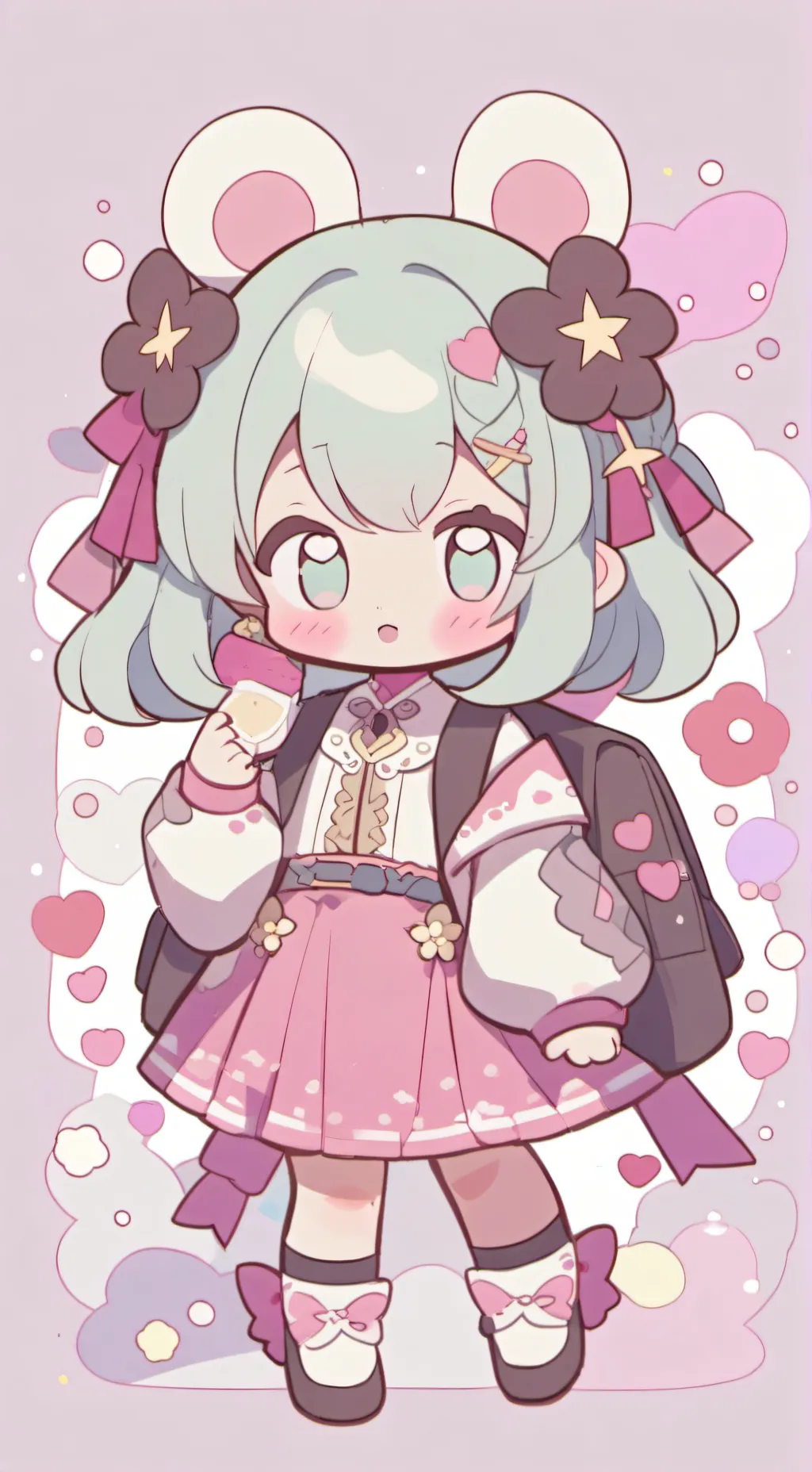 ai character: Bebita neko :3 background