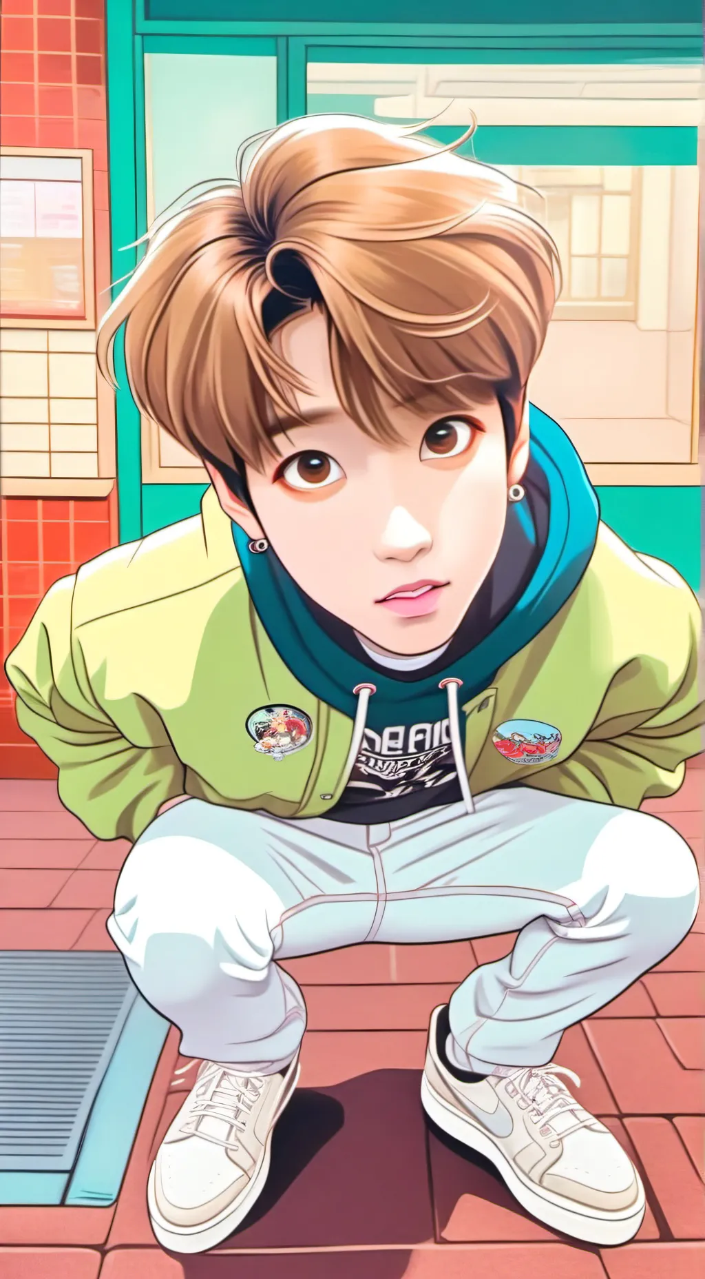 ai character: Han jisung😏 background