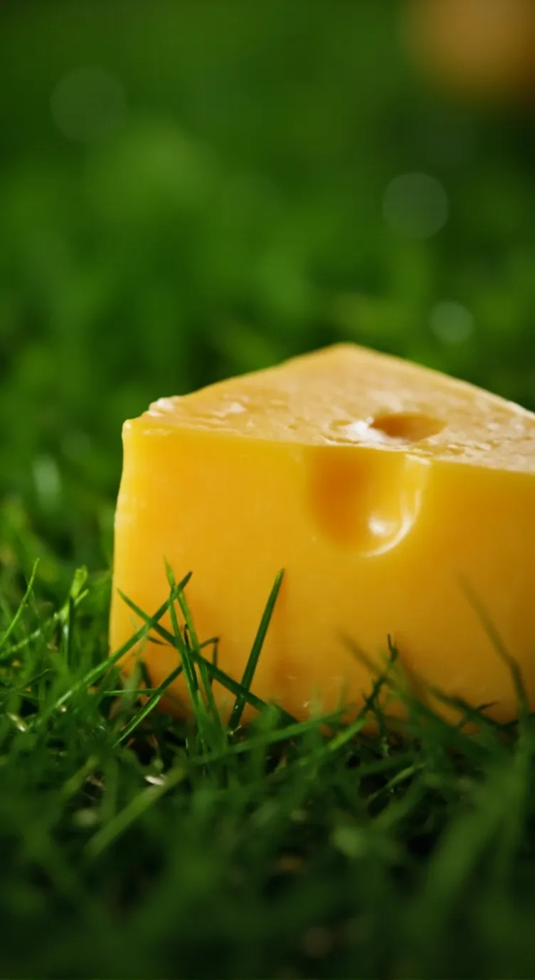 ai character: talking cheese background