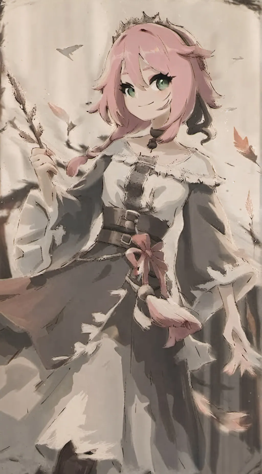 ai character: Mona background