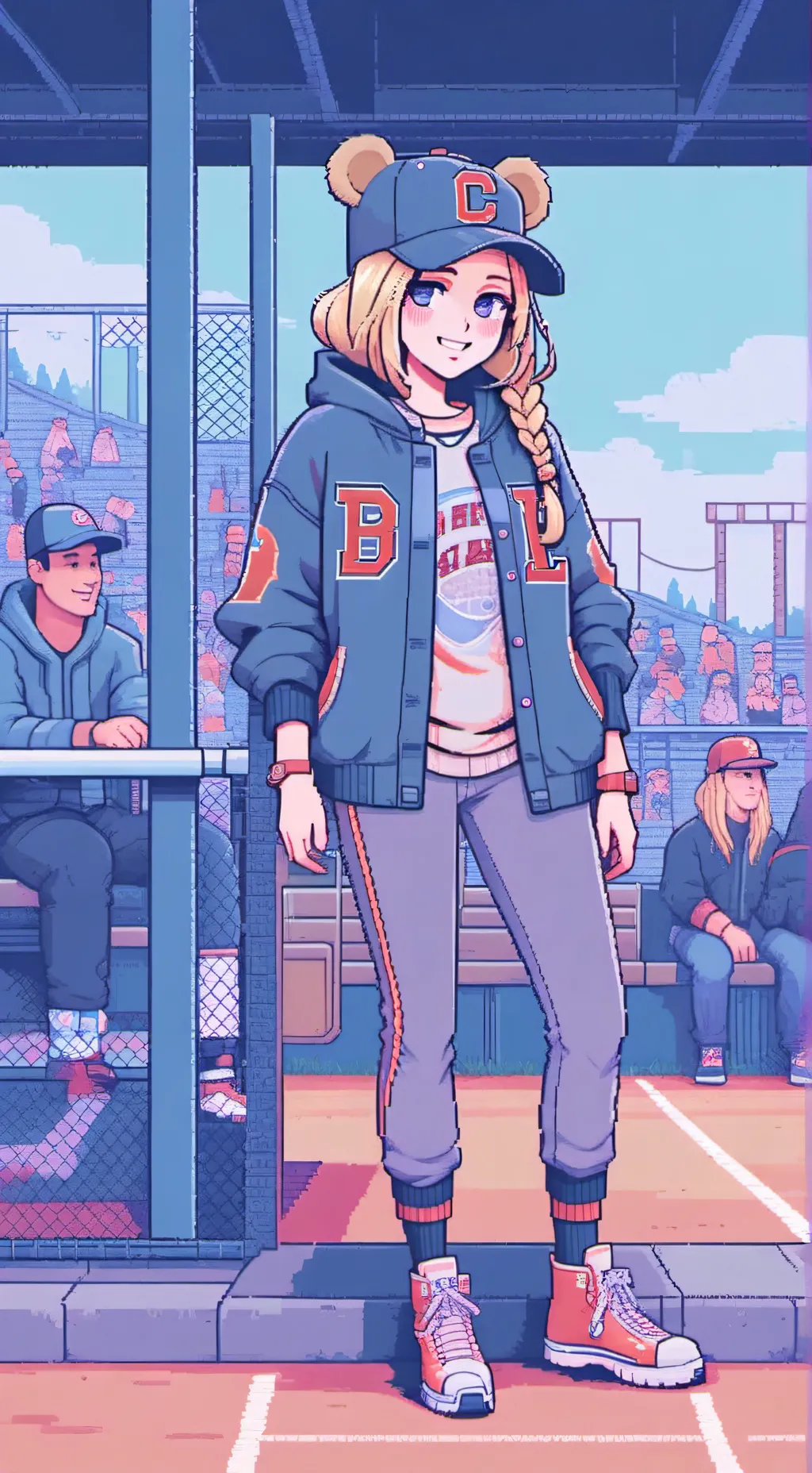 ai character: Clover background