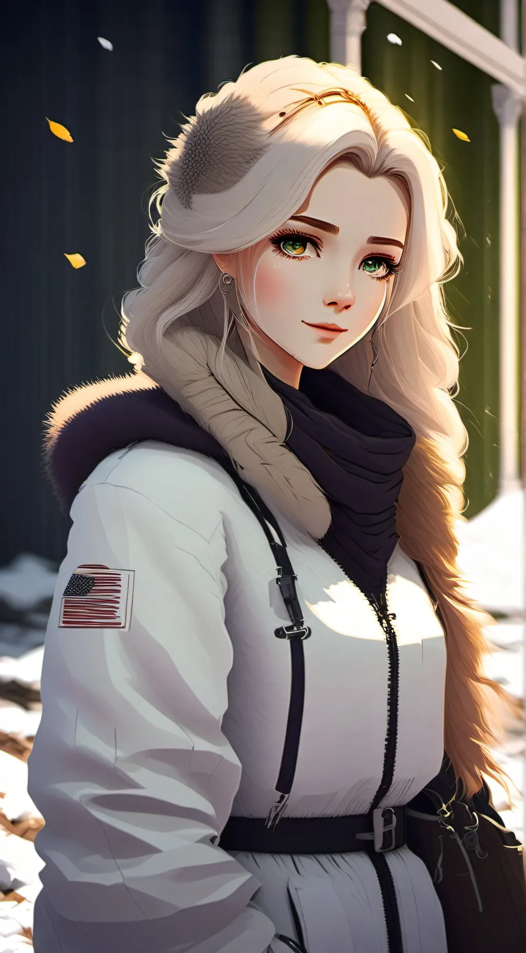 ai character: Вика background